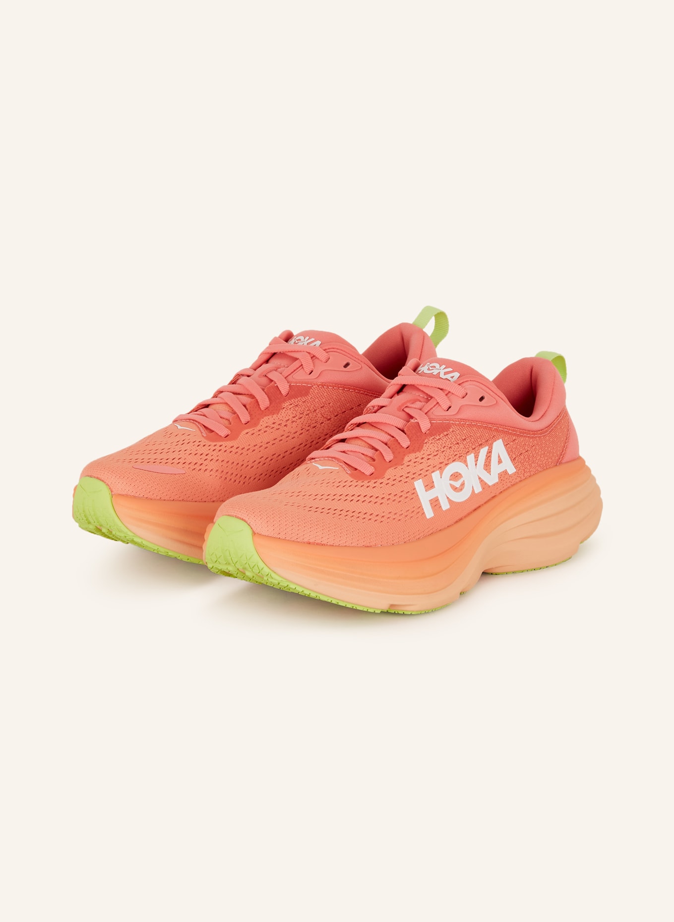 HOKA Running shoes BONDI 8, Color: SALMON (Image 1)