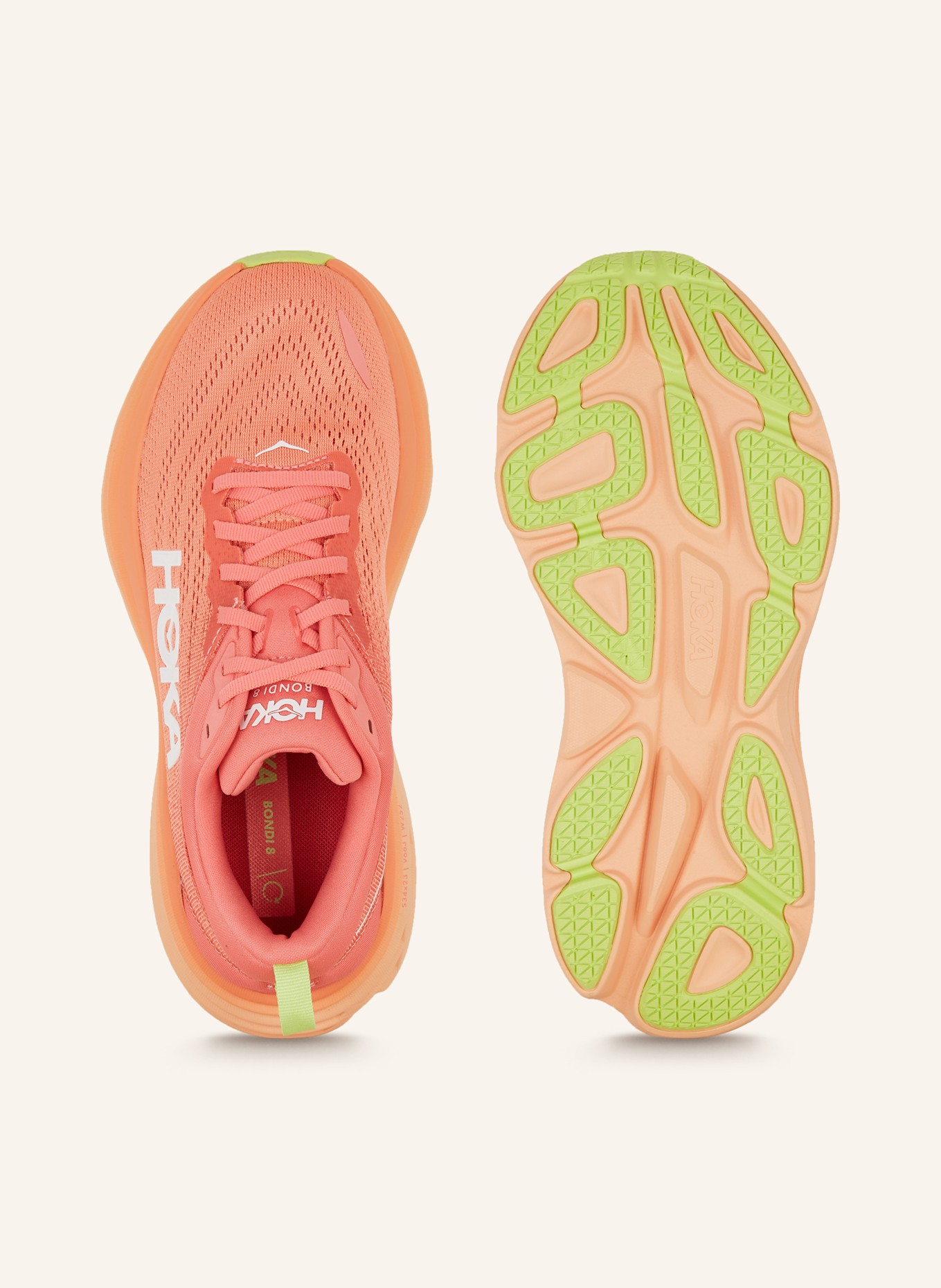 HOKA Running shoes BONDI 8, Color: SALMON (Image 5)