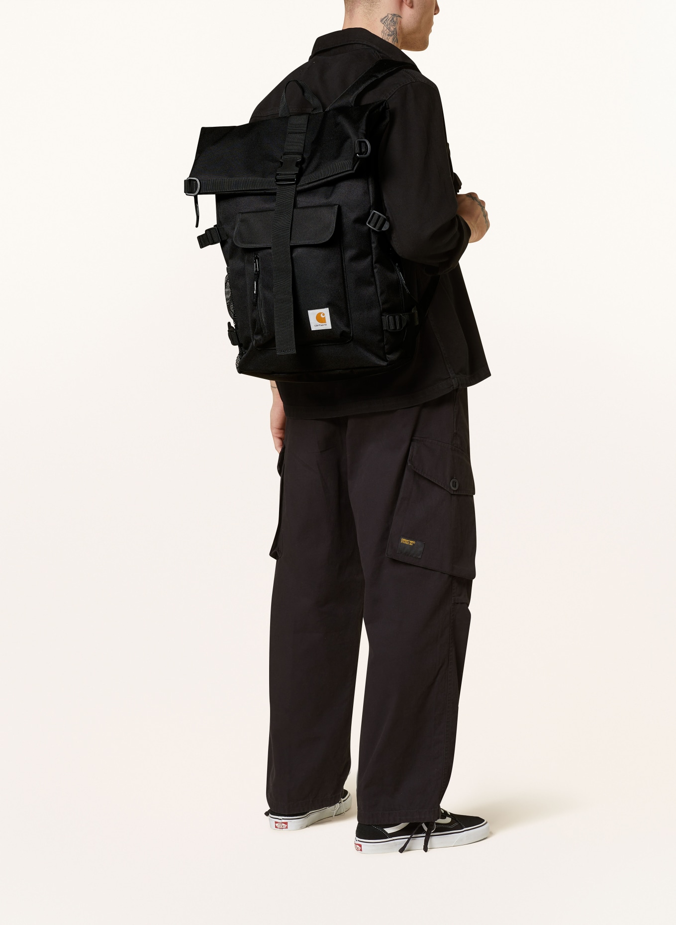 carhartt WIP Backpack PHILIS, Color: BLACK (Image 4)