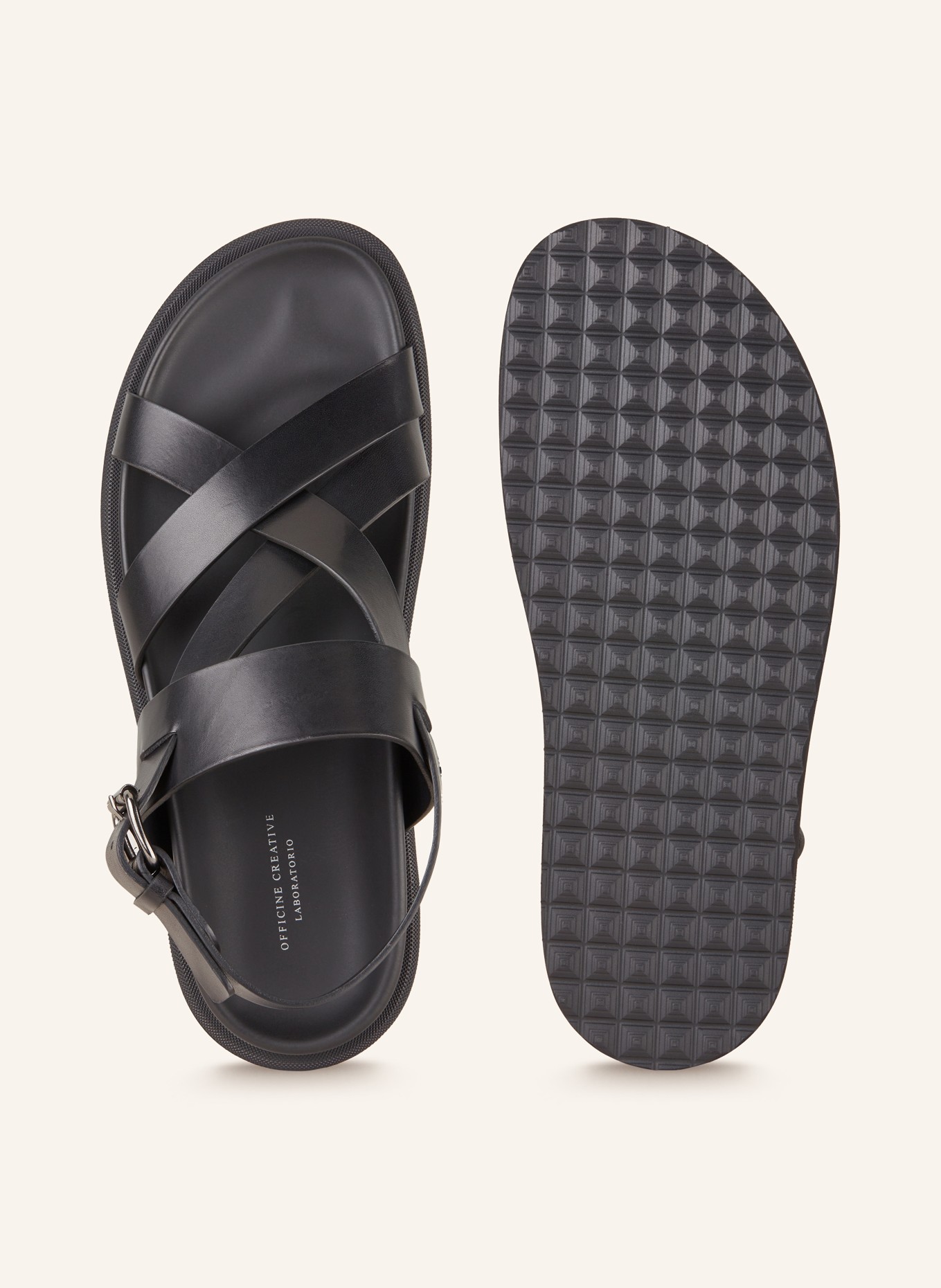 OFFICINE CREATIVE Sandals CHARRAT, Color: BLACK (Image 5)