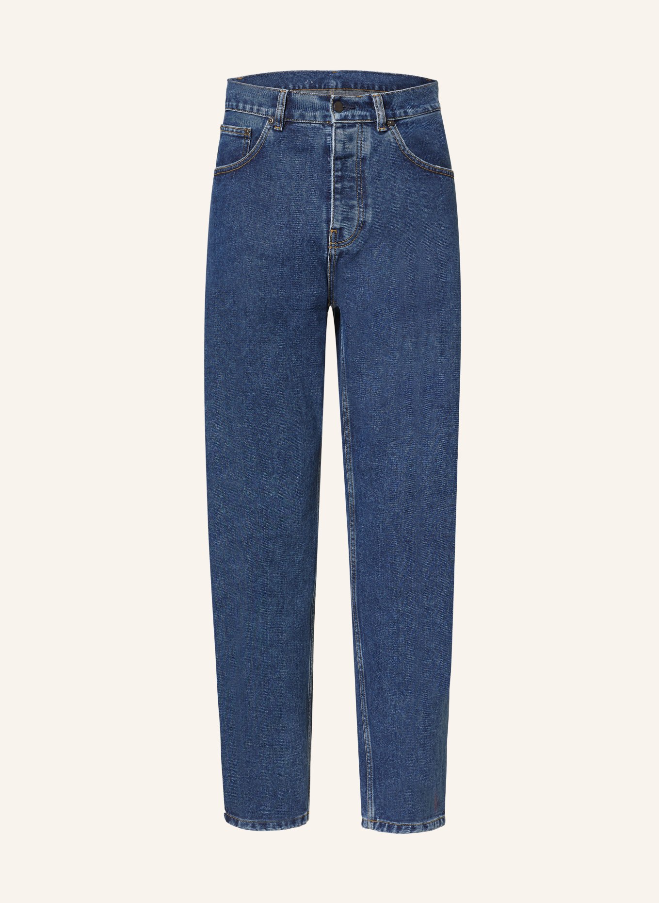 carhartt WIP Jeans NEWEL relaxed tapered fit, Color: 0106 Blue stone washed (Image 1)