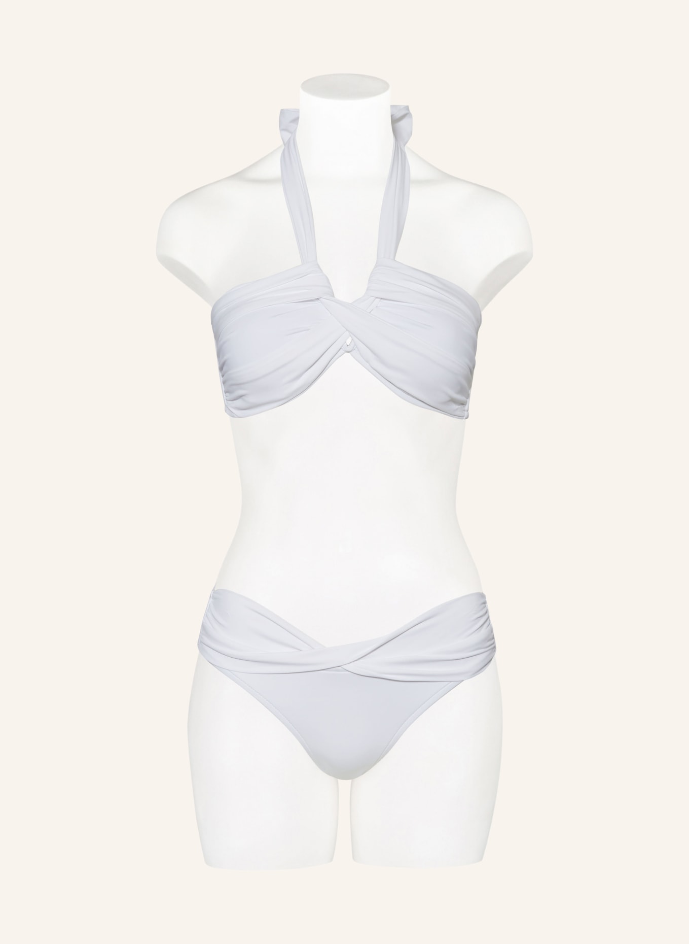 SEAFOLLY Bandeau bikini top SEAFOLLY COLLECTIVE, Color: WHITE (Image 2)