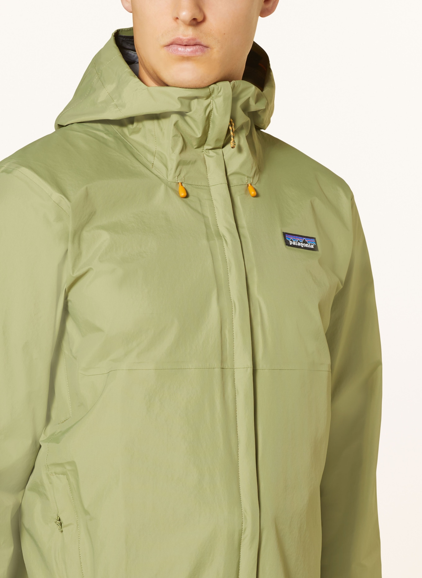 patagonia Outdoor jacket TORRENTSHELL, Color: LIGHT GREEN (Image 5)
