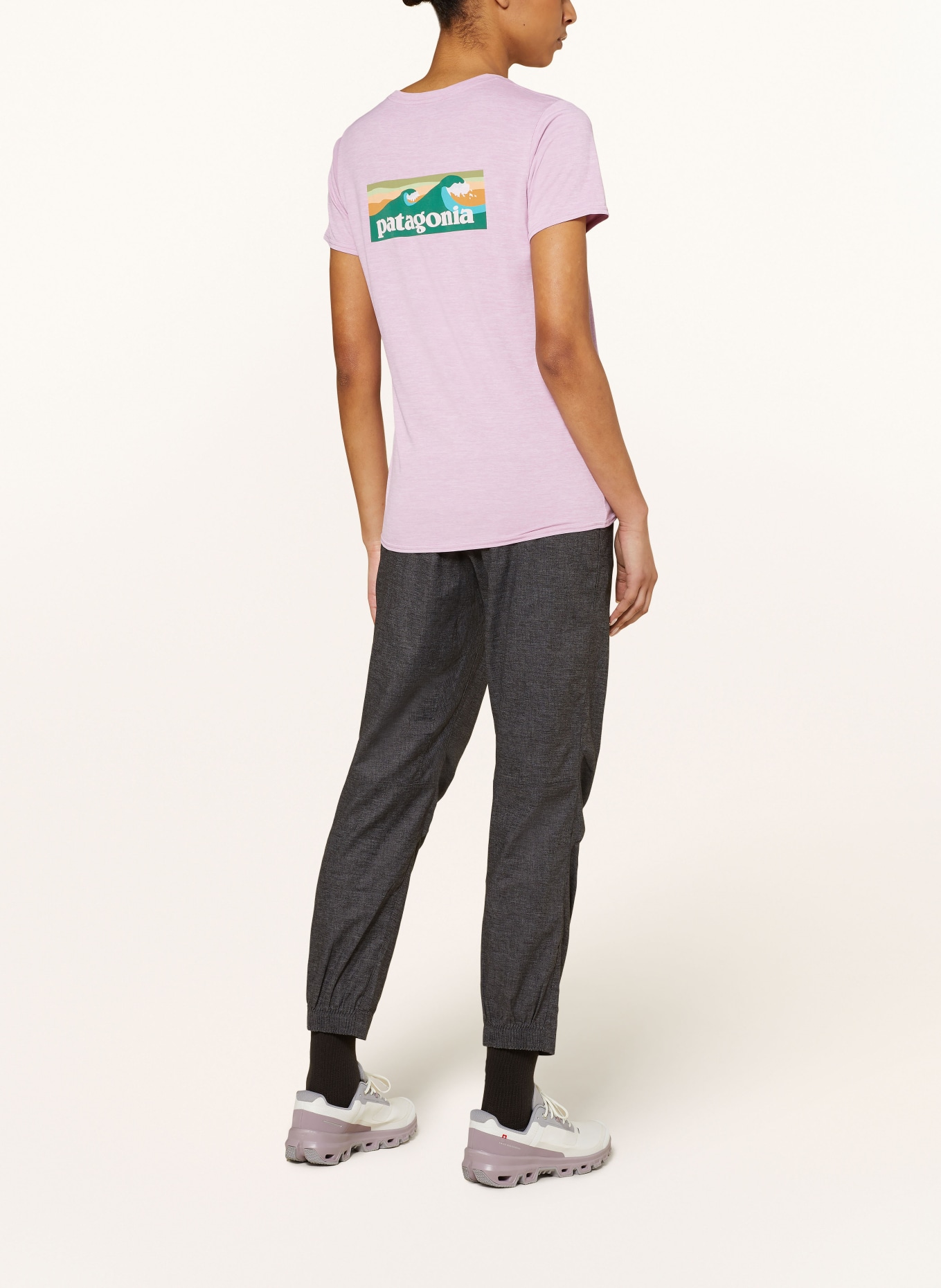 patagonia T-shirt COOL DAILY, Color: PINK (Image 2)