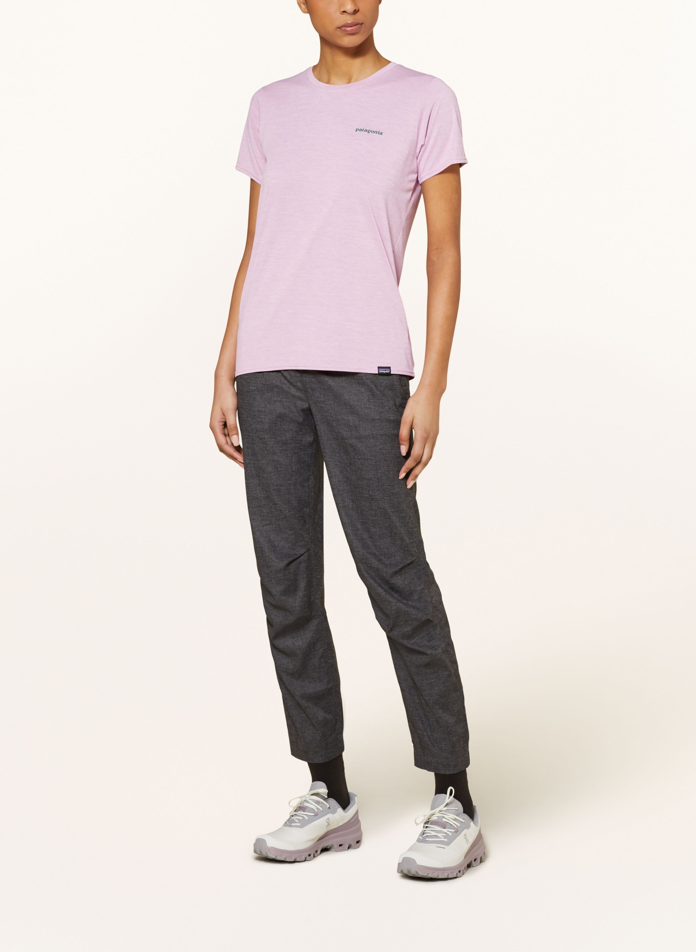 patagonia T-shirt COOL DAILY, Color: PINK (Image 3)