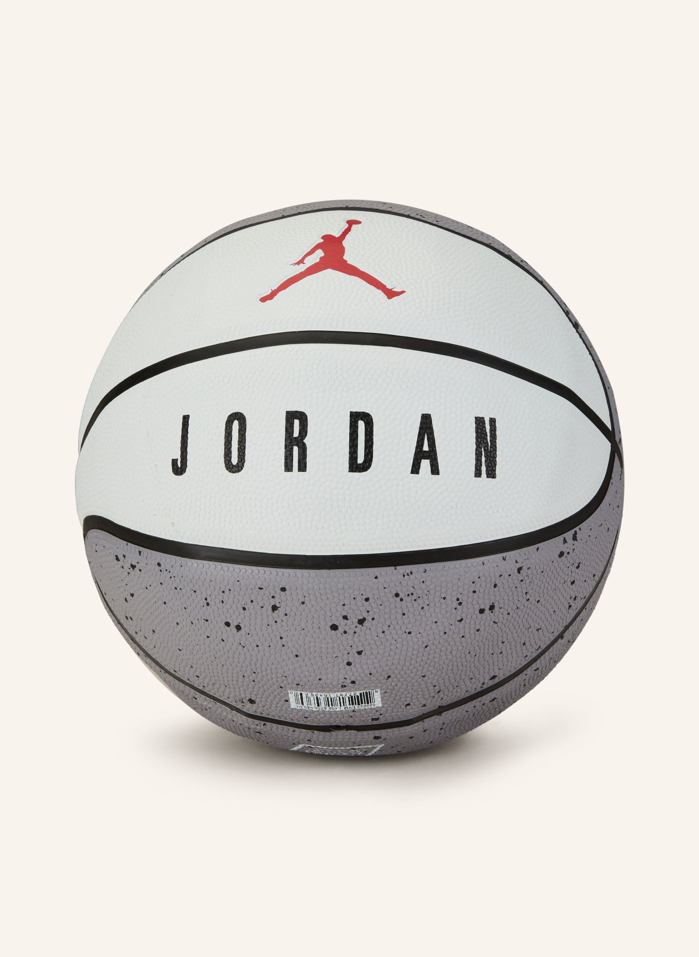JORDAN Basketbalový míč PLAYGROUND 2.0, Barva: ŠEDÁ/ SVĚTLE ŠEDÁ/ ČERNÁ (Obrázek 1)