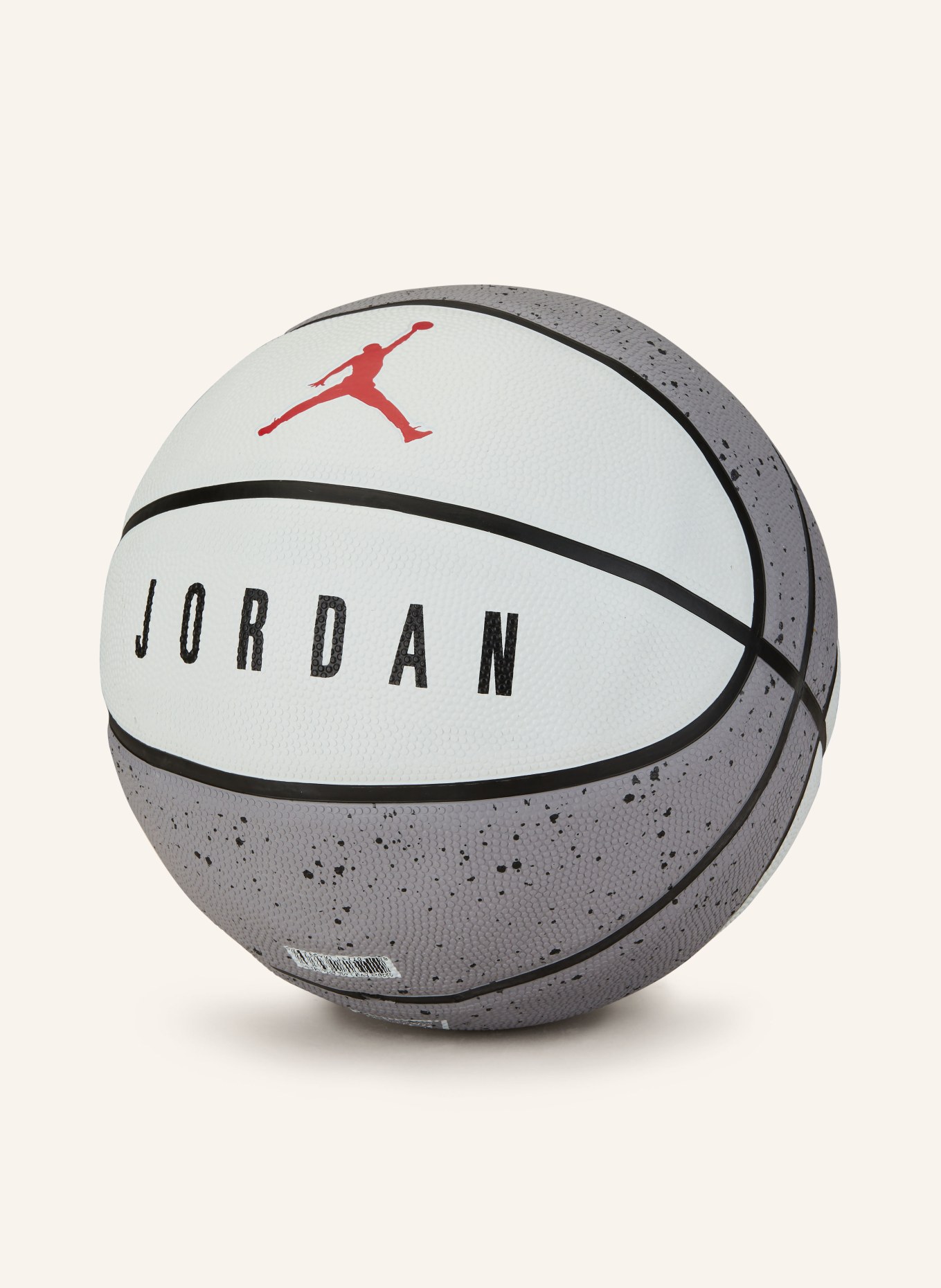 JORDAN Basketbalový míč PLAYGROUND 2.0, Barva: ŠEDÁ/ SVĚTLE ŠEDÁ/ ČERNÁ (Obrázek 2)