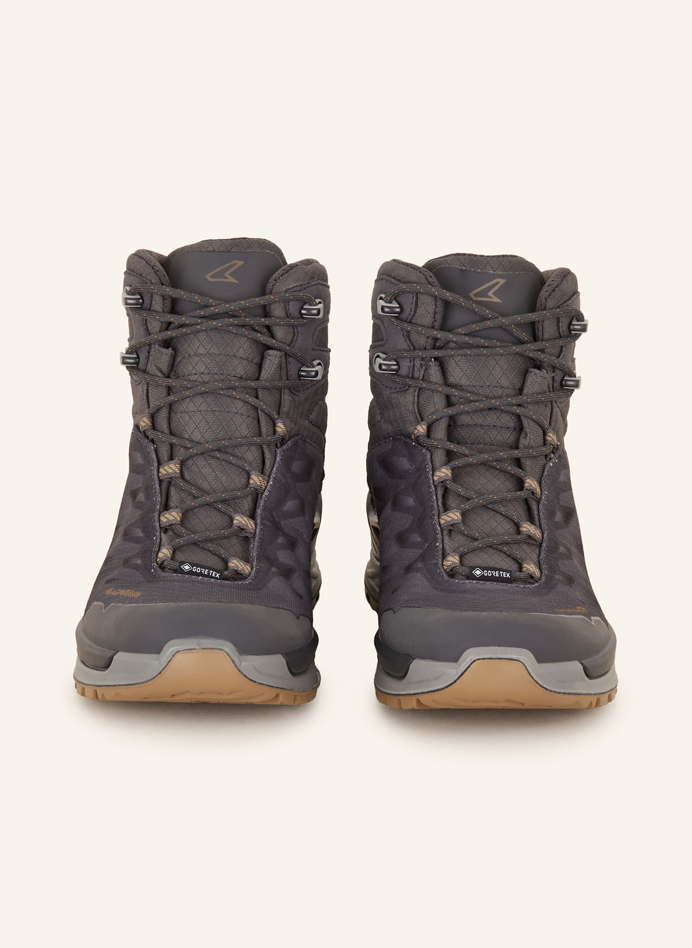 LOWA Trekking shoes FERROX GTX MID, Color: DARK GRAY/ TEAL (Image 3)