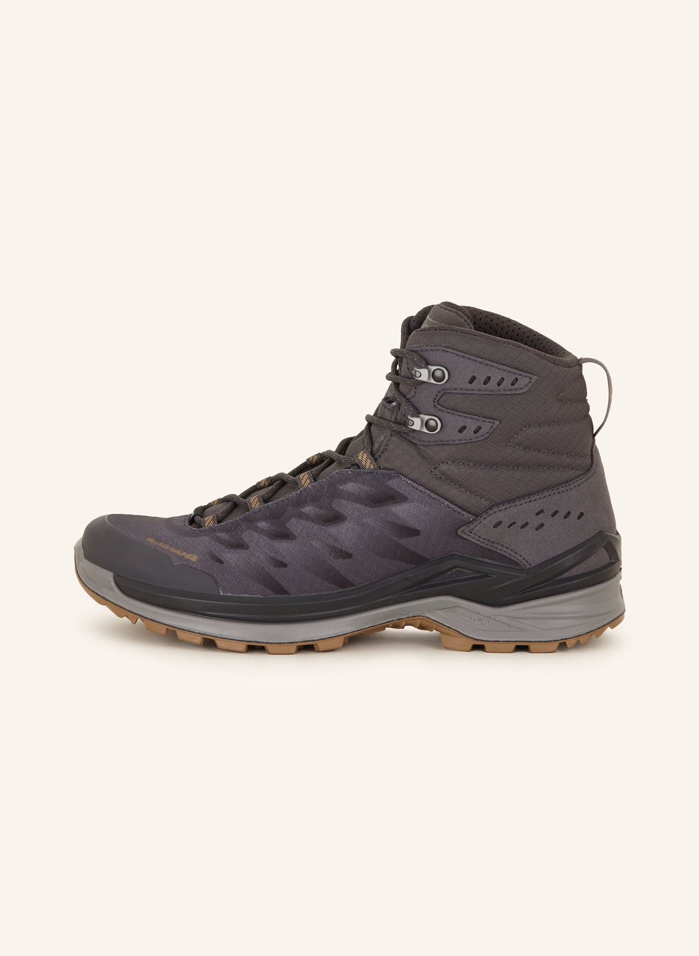 LOWA Trekking shoes FERROX GTX MID, Color: DARK GRAY/ TEAL (Image 4)