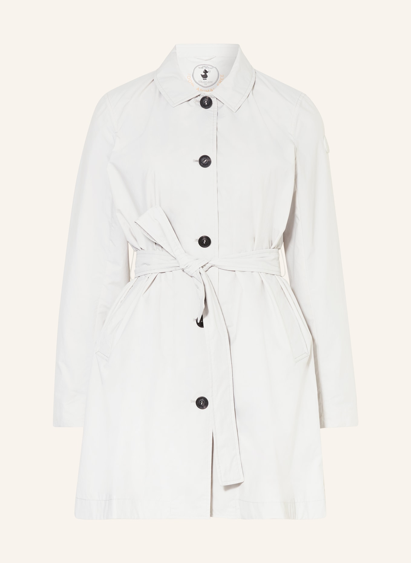 SAVE THE DUCK Trench coat COFY HATTIE, Color: LIGHT GRAY (Image 1)