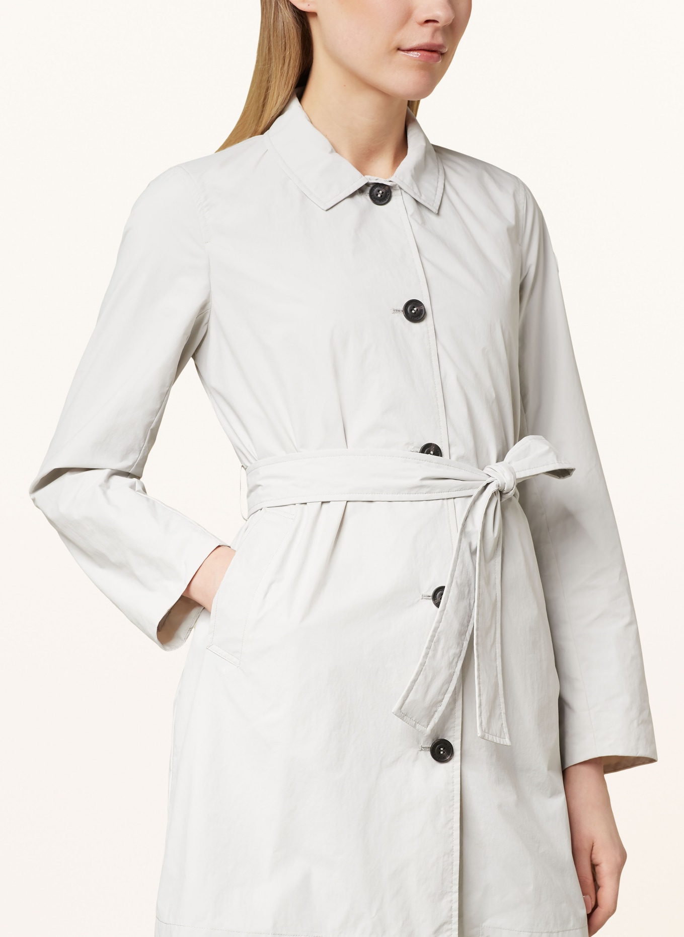 SAVE THE DUCK Trench coat COFY HATTIE, Color: LIGHT GRAY (Image 4)