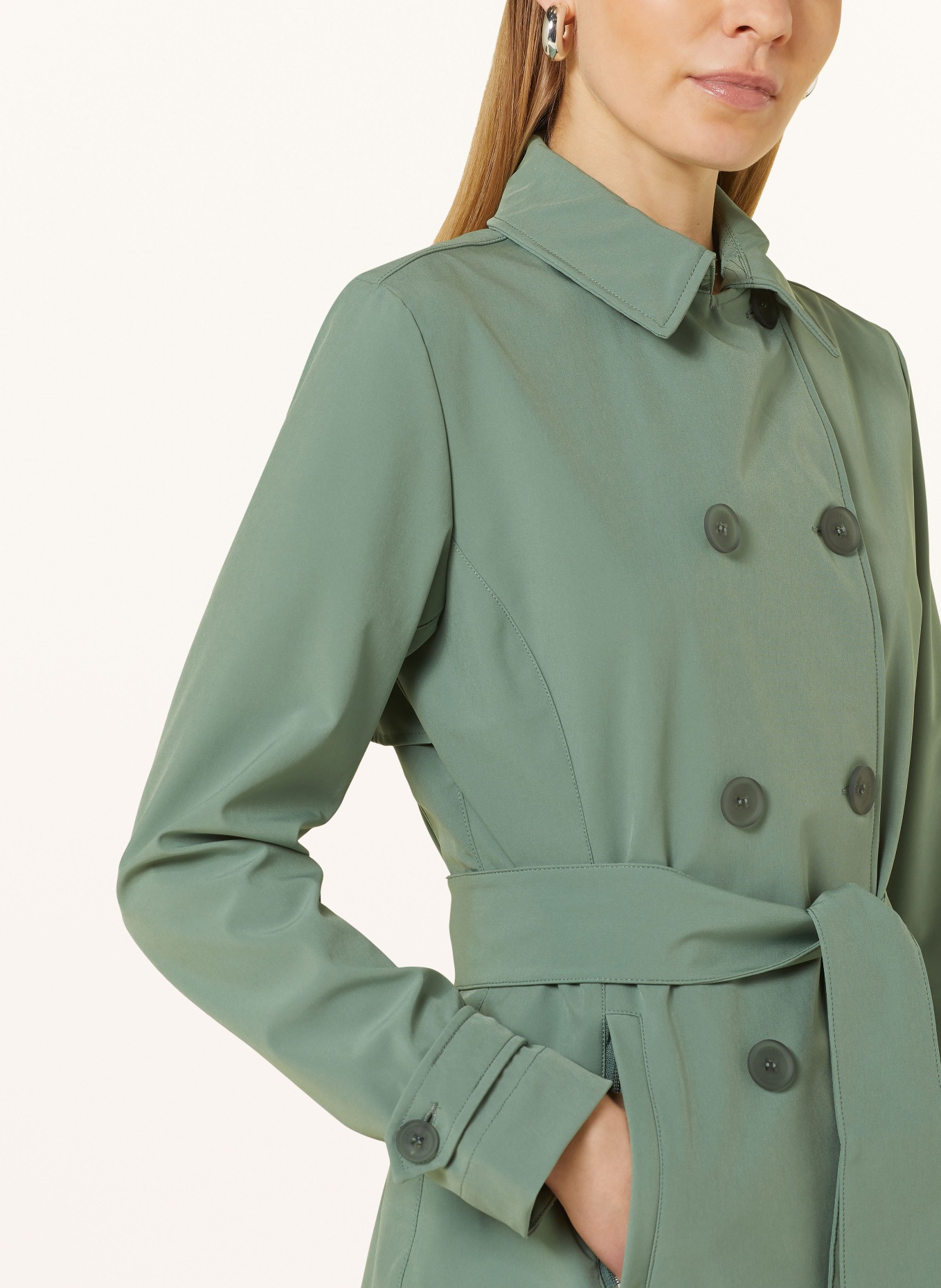 COLMAR Trench coat, Color: LIGHT GREEN (Image 4)