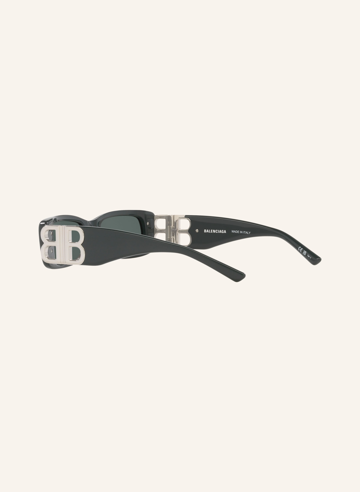 BALENCIAGA Sluneční brýle BB0096S: 2500J1 - ZELENÁ/ ZELENÁ