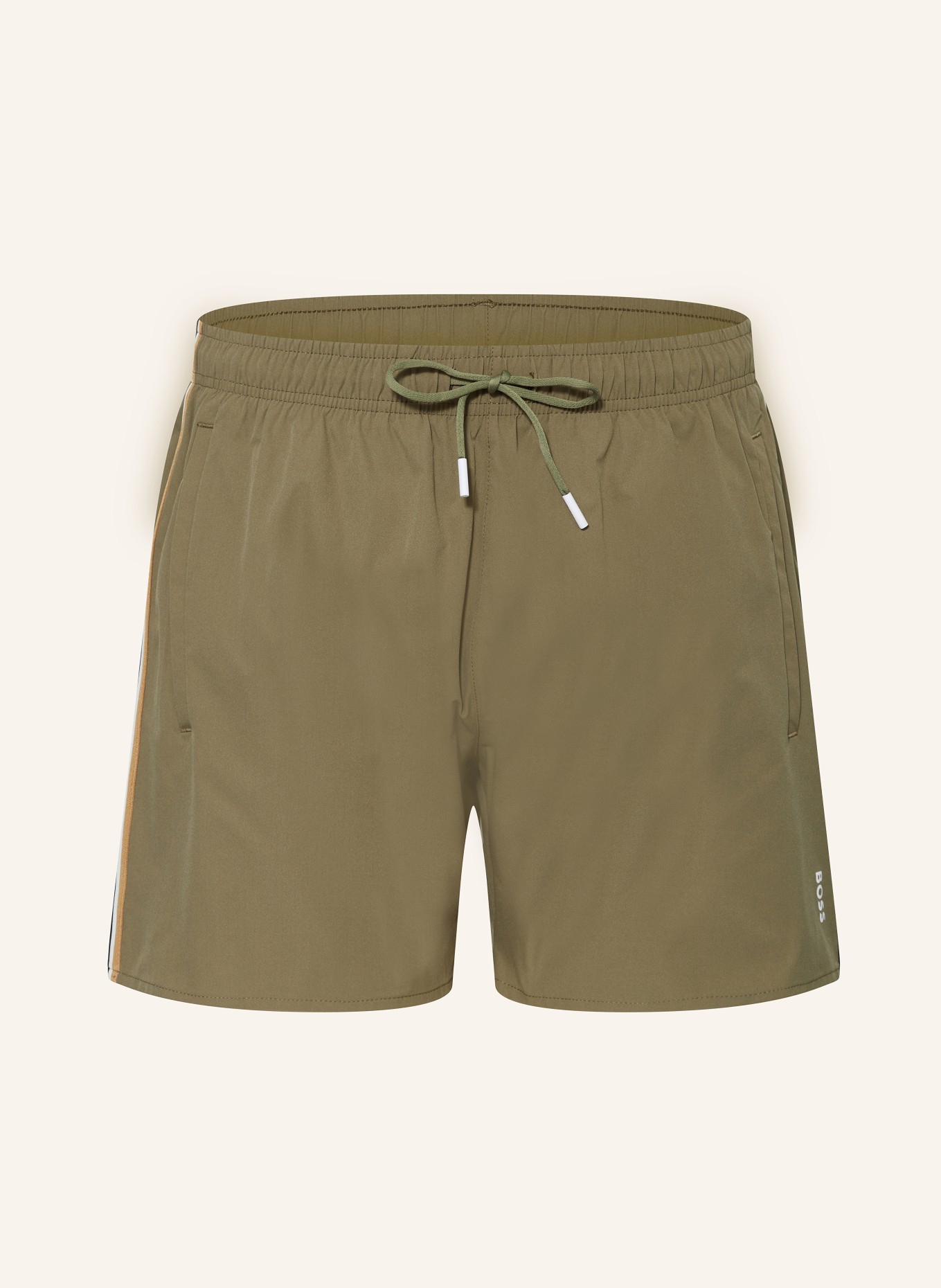 BOSS Swim shorts ICONIC, Color: KHAKI (Image 1)