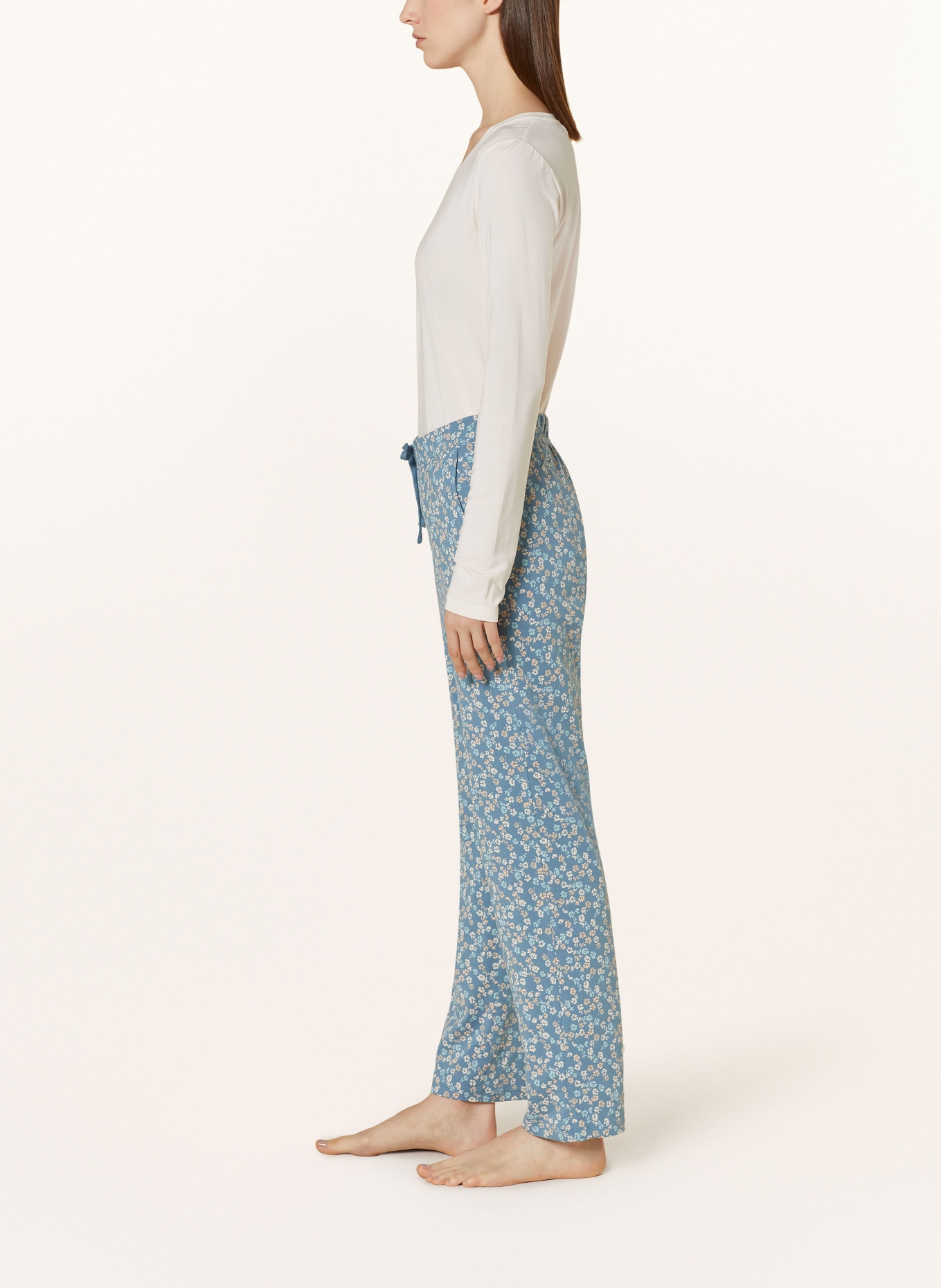 SCHIESSER Spodnie od piżamy MIX+RELAX, Kolor: SZARONIEBIESKI (Obrazek 4)