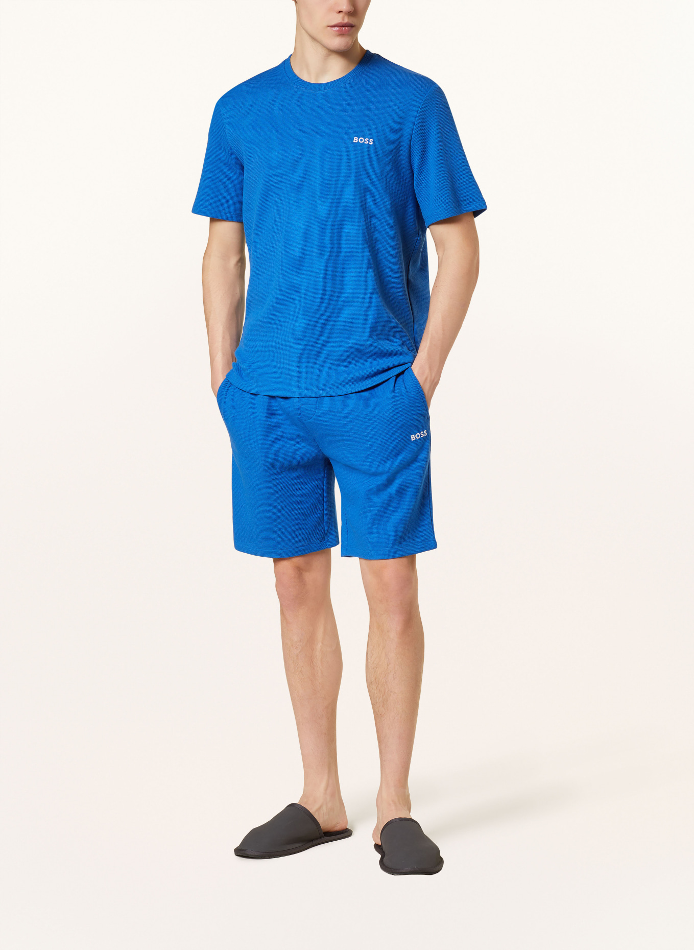 BOSS Lounge-Shorts, Farbe: BLAU (Bild 2)