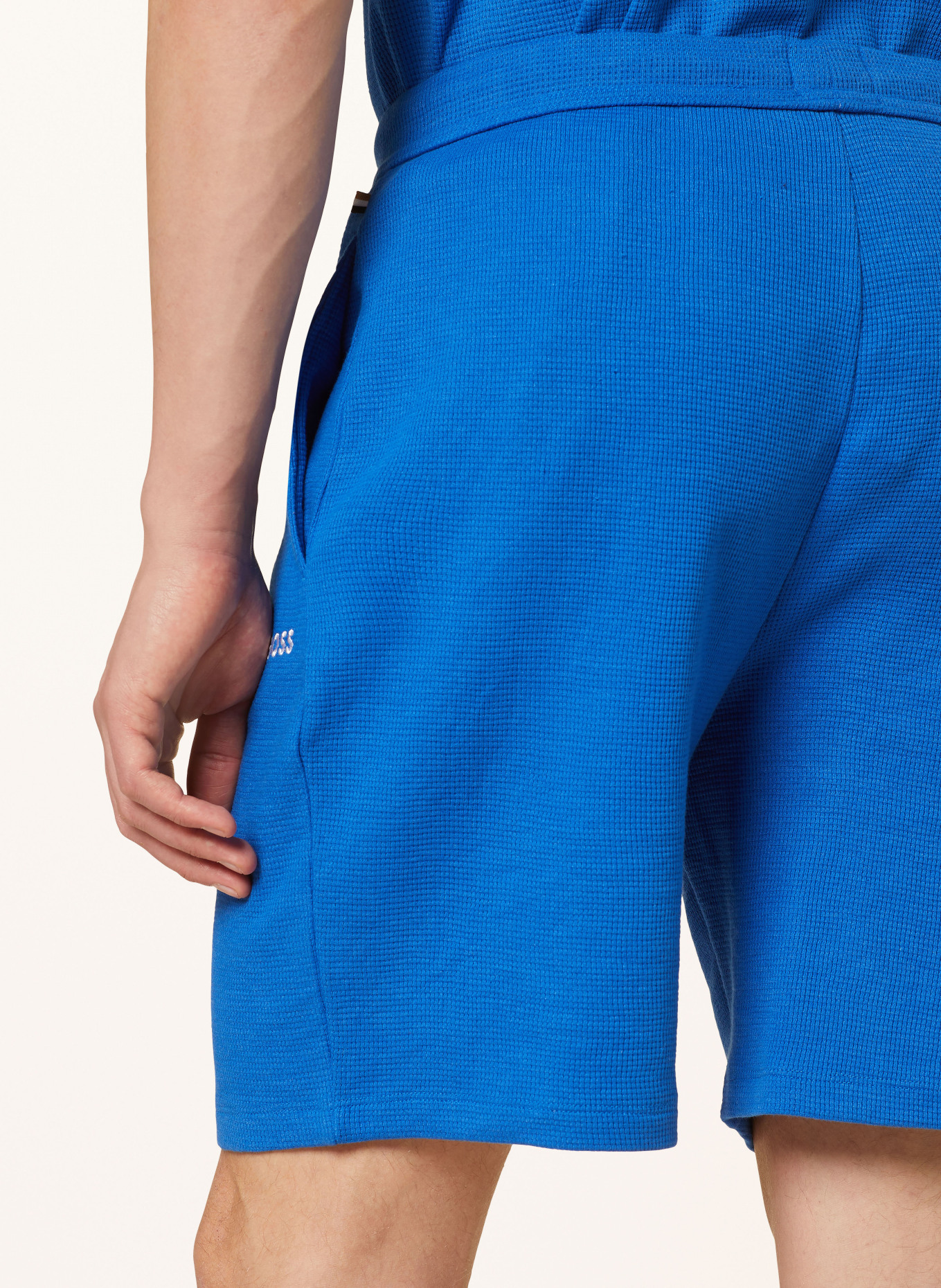 BOSS Lounge-Shorts, Farbe: BLAU (Bild 6)