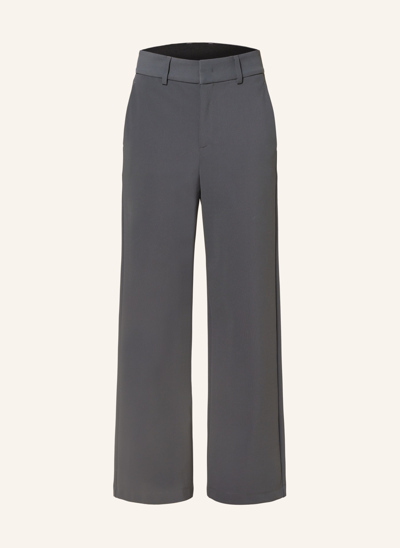 VANILIA Wide leg trousers, Color: DARK GRAY (Image 1)