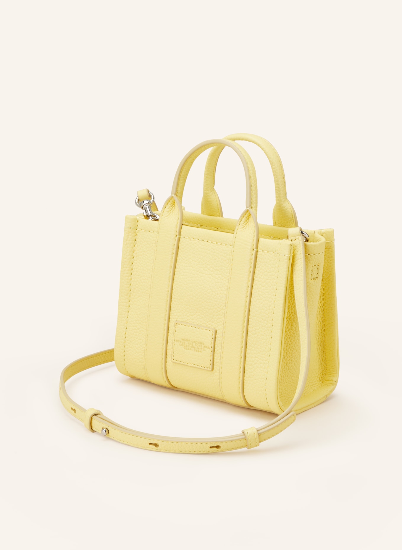 MARC JACOBS Shopper THE CROSSBODY TOTE BAG LEATHER, Color: YELLOW (Image 2)