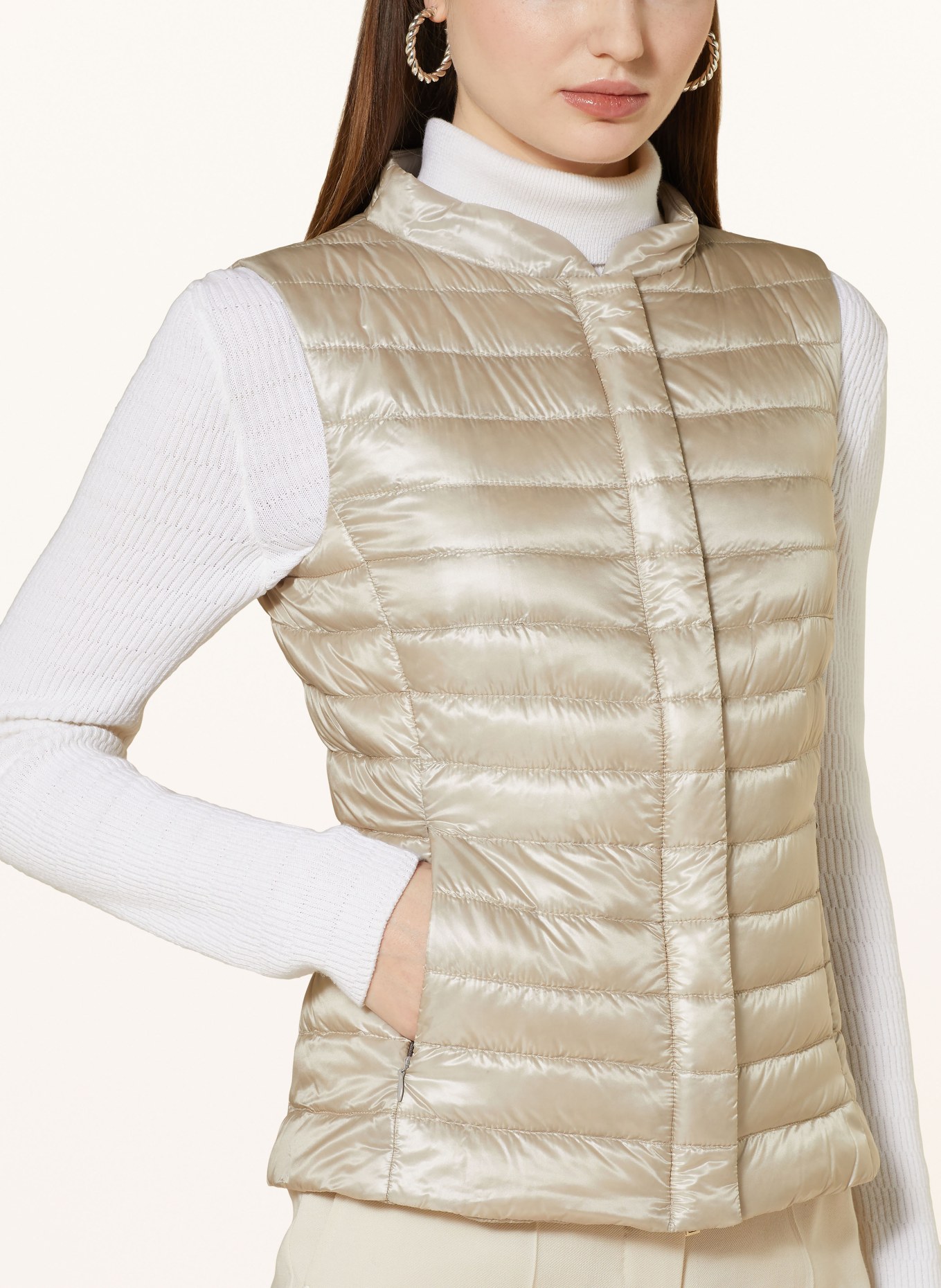 HERNO Down vest, Color: BEIGE (Image 4)