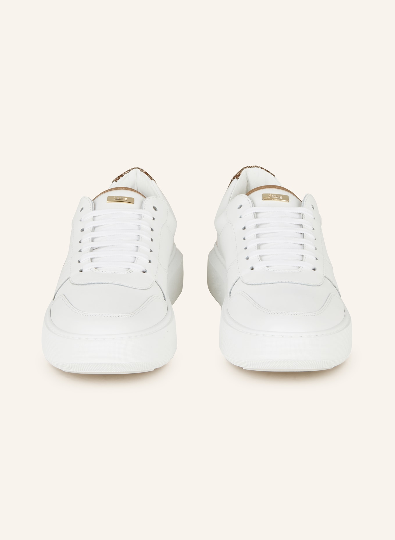 HERNO Sneakers, Color: WHITE/ CAMEL (Image 3)