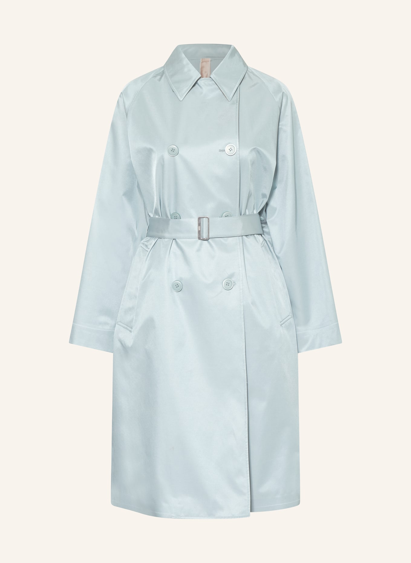 DUNO Trench coat, Color: TURQUOISE (Image 1)