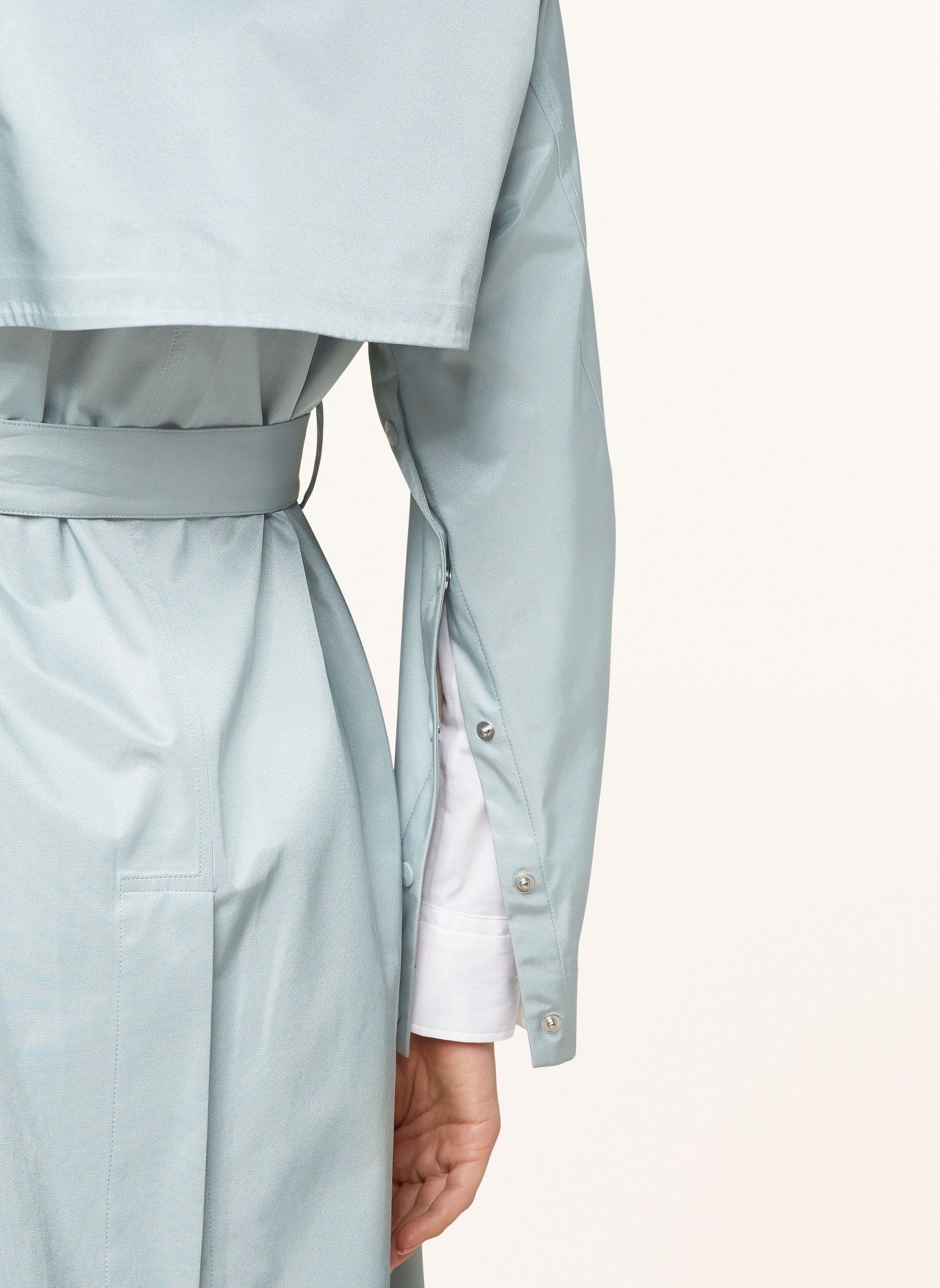 DUNO Trench coat, Color: TURQUOISE (Image 5)