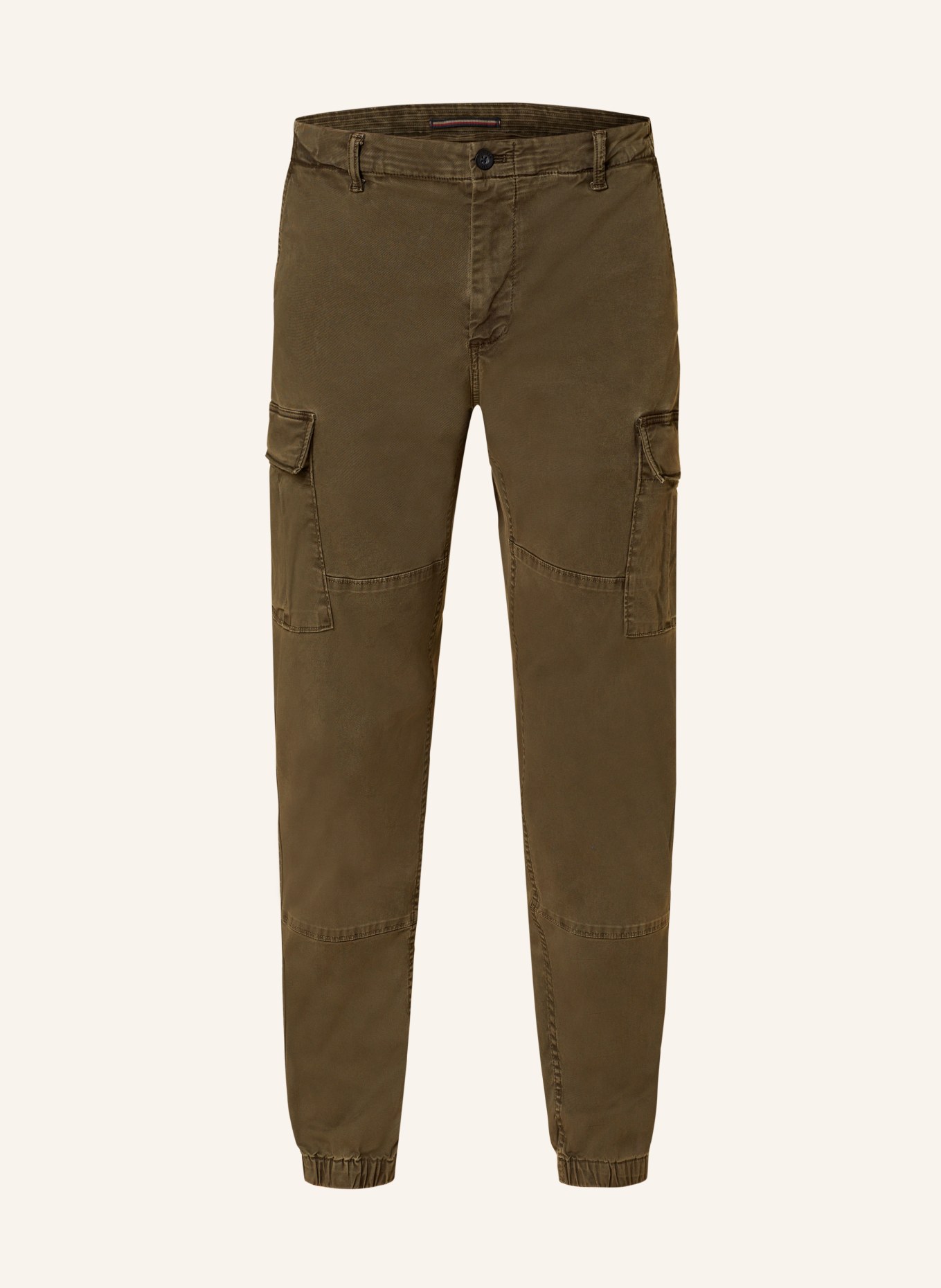 TOMMY HILFIGER Cargo trousers relaxed tapered fit, Color: OLIVE (Image 1)