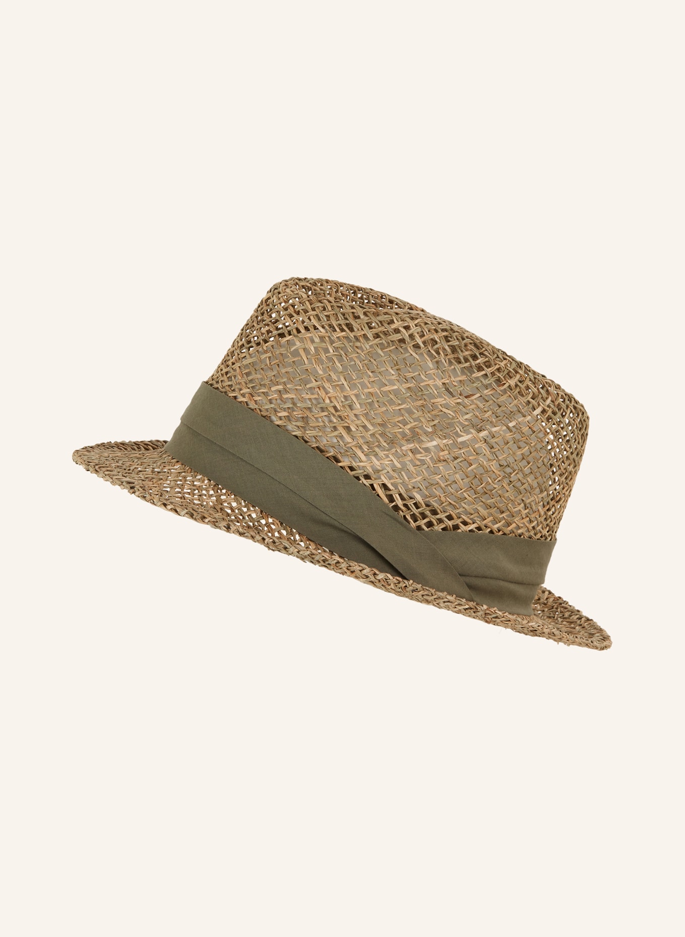 SEEBERGER Straw hat, Color: KHAKI (Image 1)