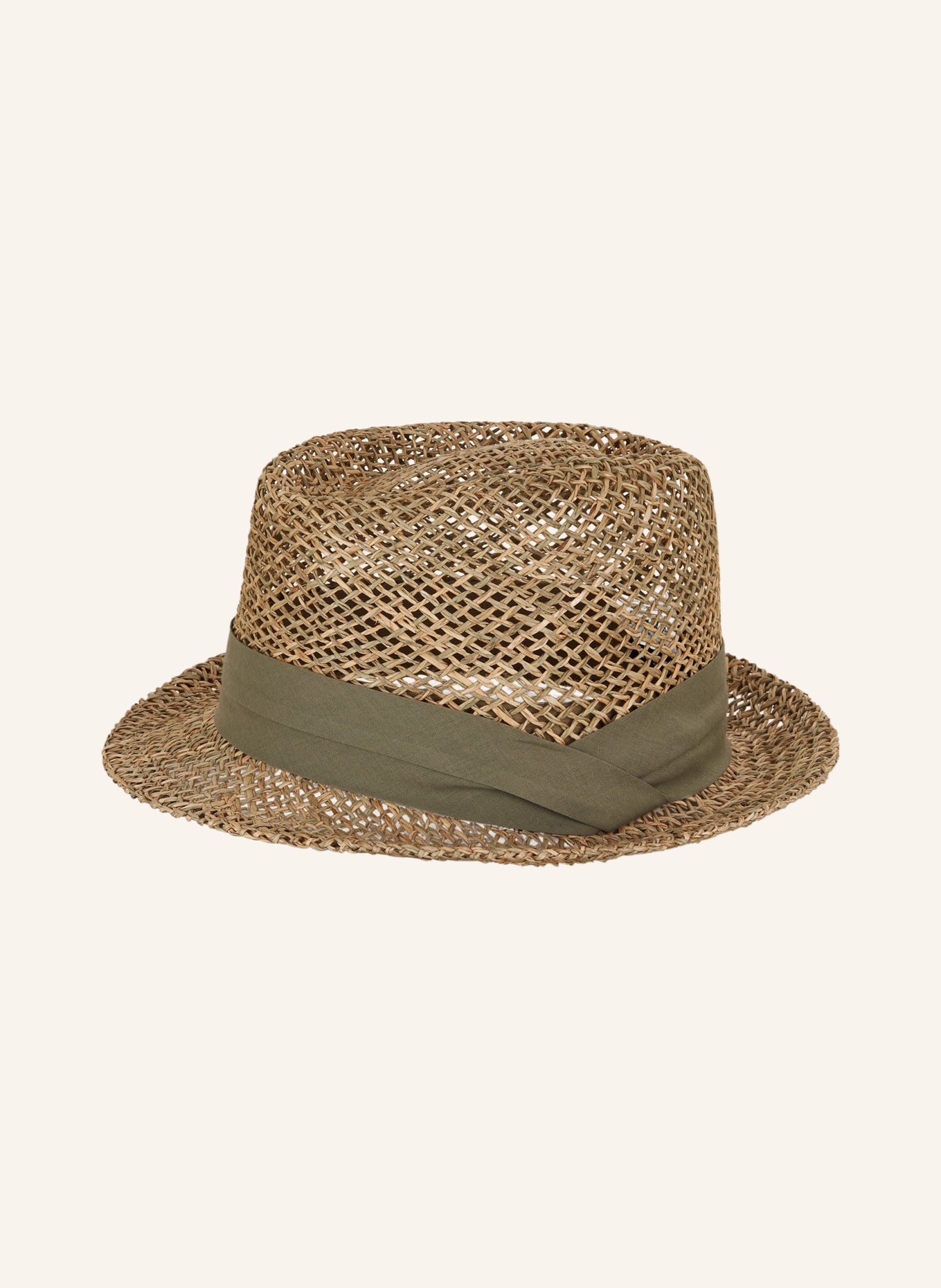 SEEBERGER Straw hat, Color: KHAKI (Image 2)