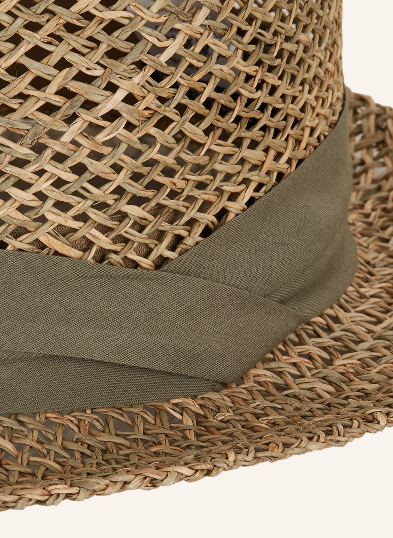 SEEBERGER Straw hat, Color: KHAKI (Image 3)