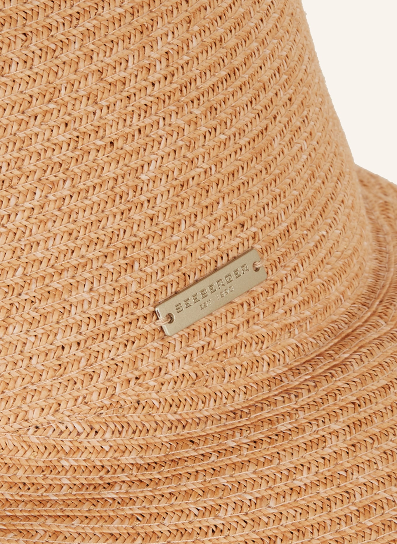 SEEBERGER Slaměný klobouk: VELBLOUDÍ