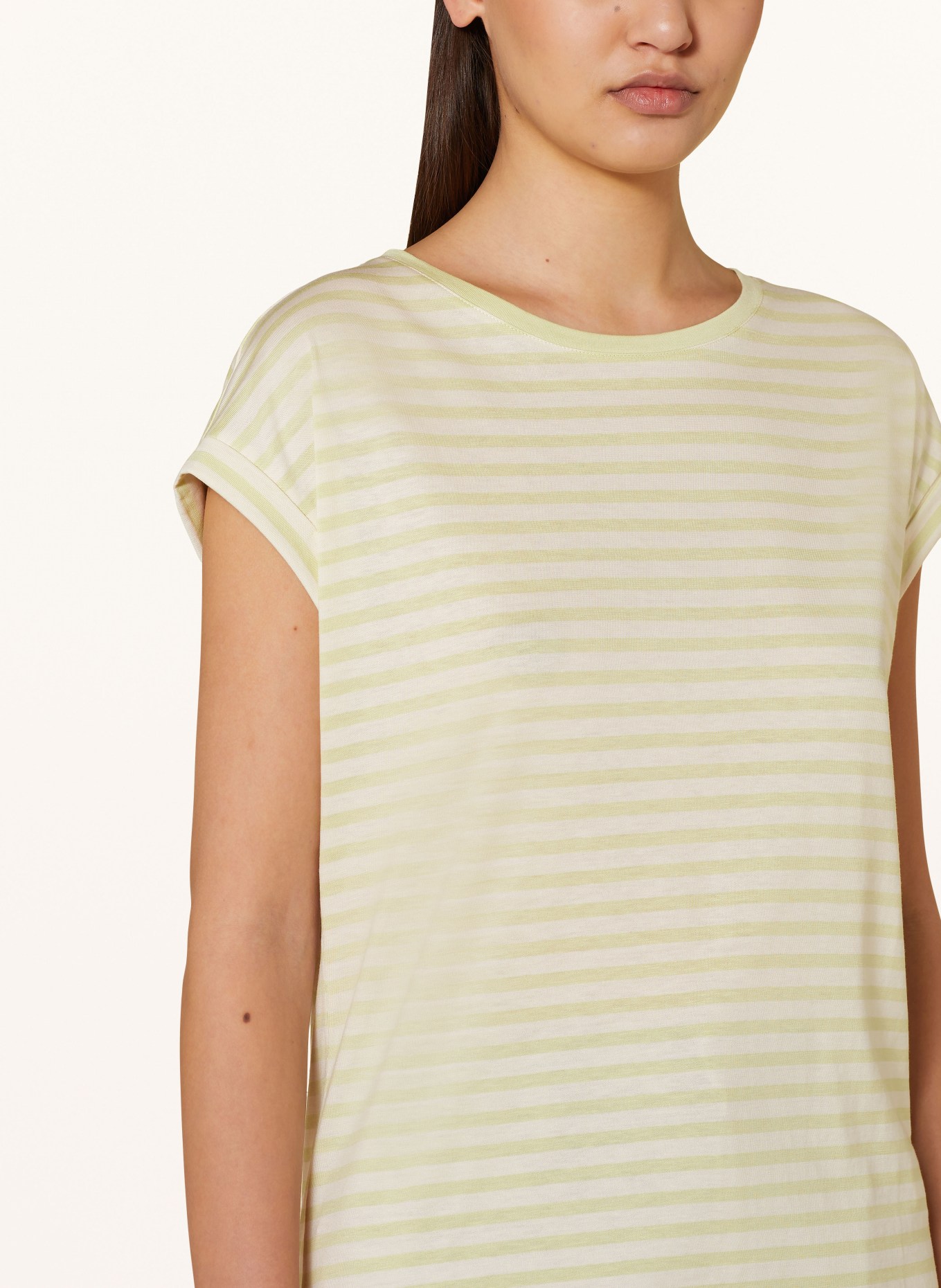 ARMEDANGELS T-shirt JILAANA, Color: LIGHT GREEN/ NUDE (Image 4)