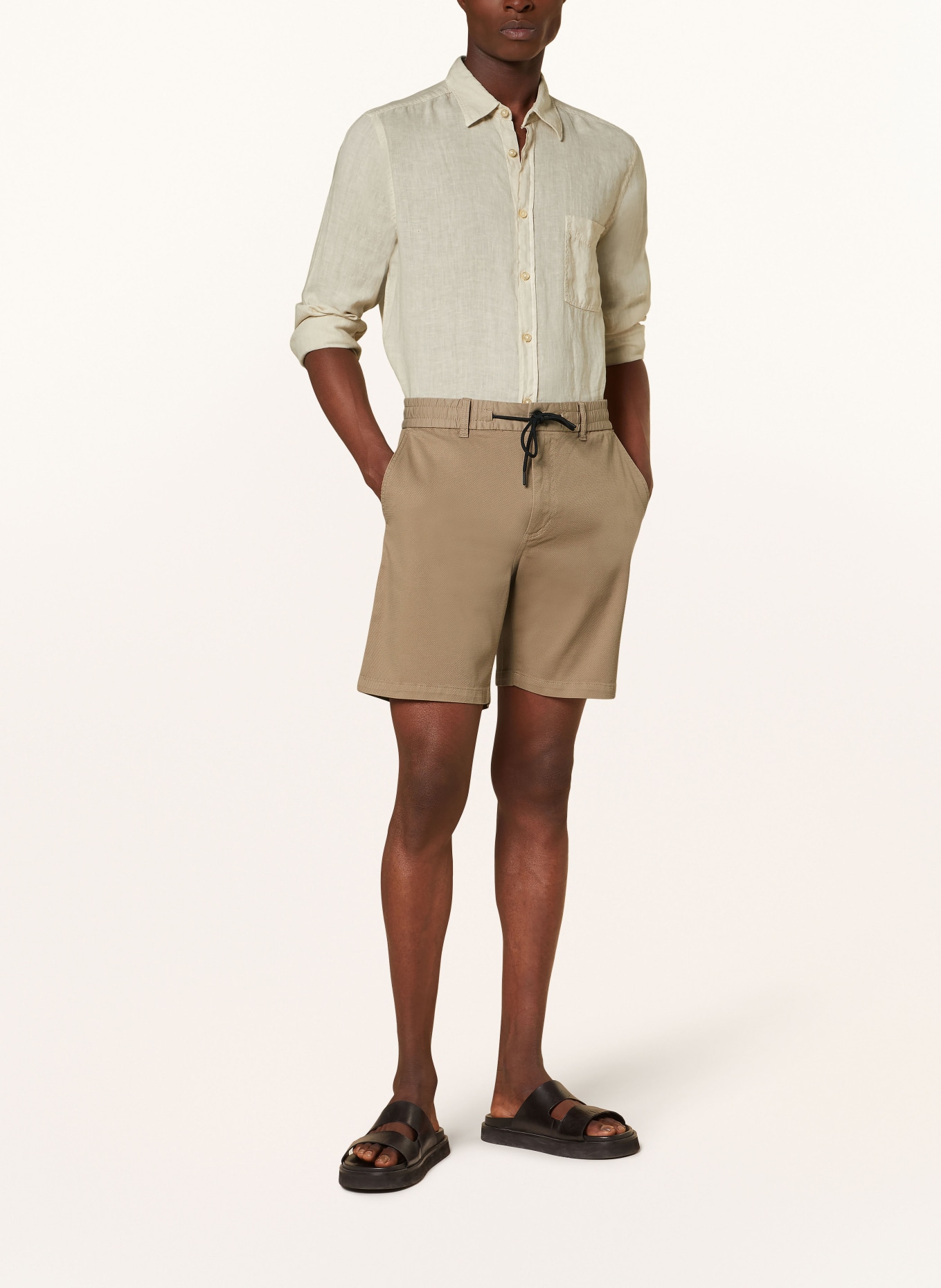 BOSS Leinenhemd RELEGANT Regular Fit, Farbe: BEIGE (Bild 2)