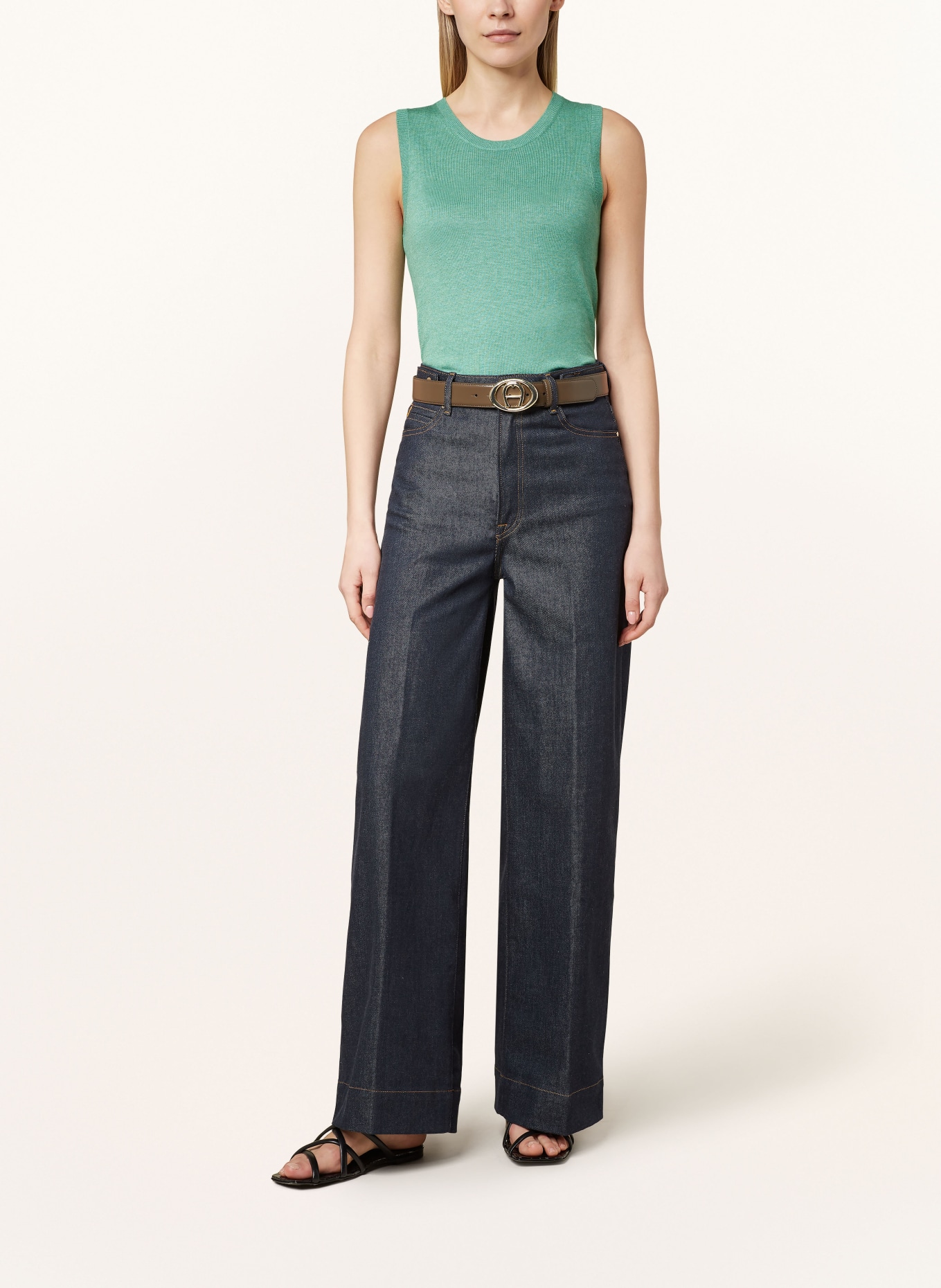 REPEAT Knit top, Color: GREEN (Image 2)