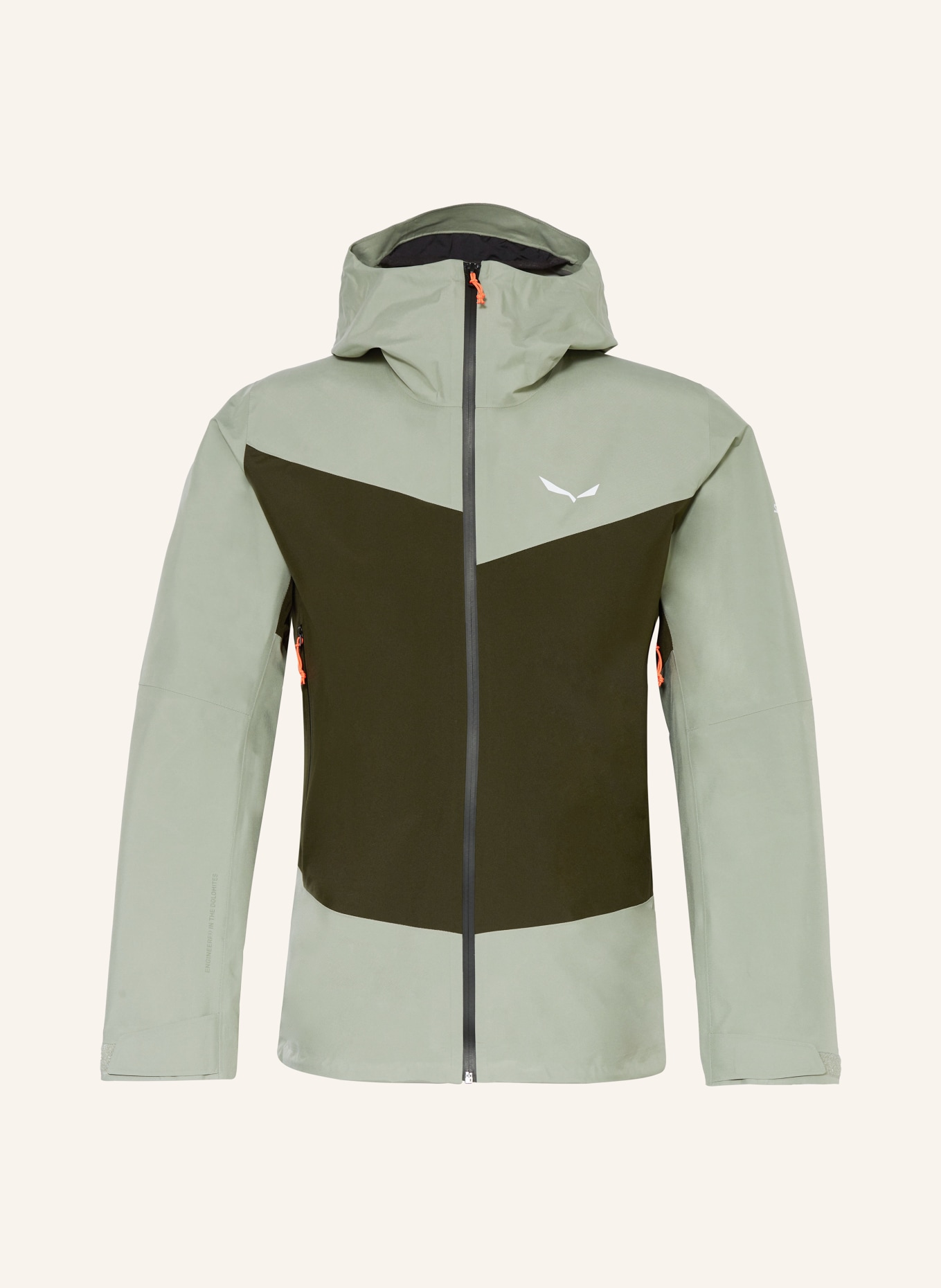 SALEWA Outdoor jacket PUEZ GORE-TEX PACLITE®, Color: 5282 dark olive (Image 1)