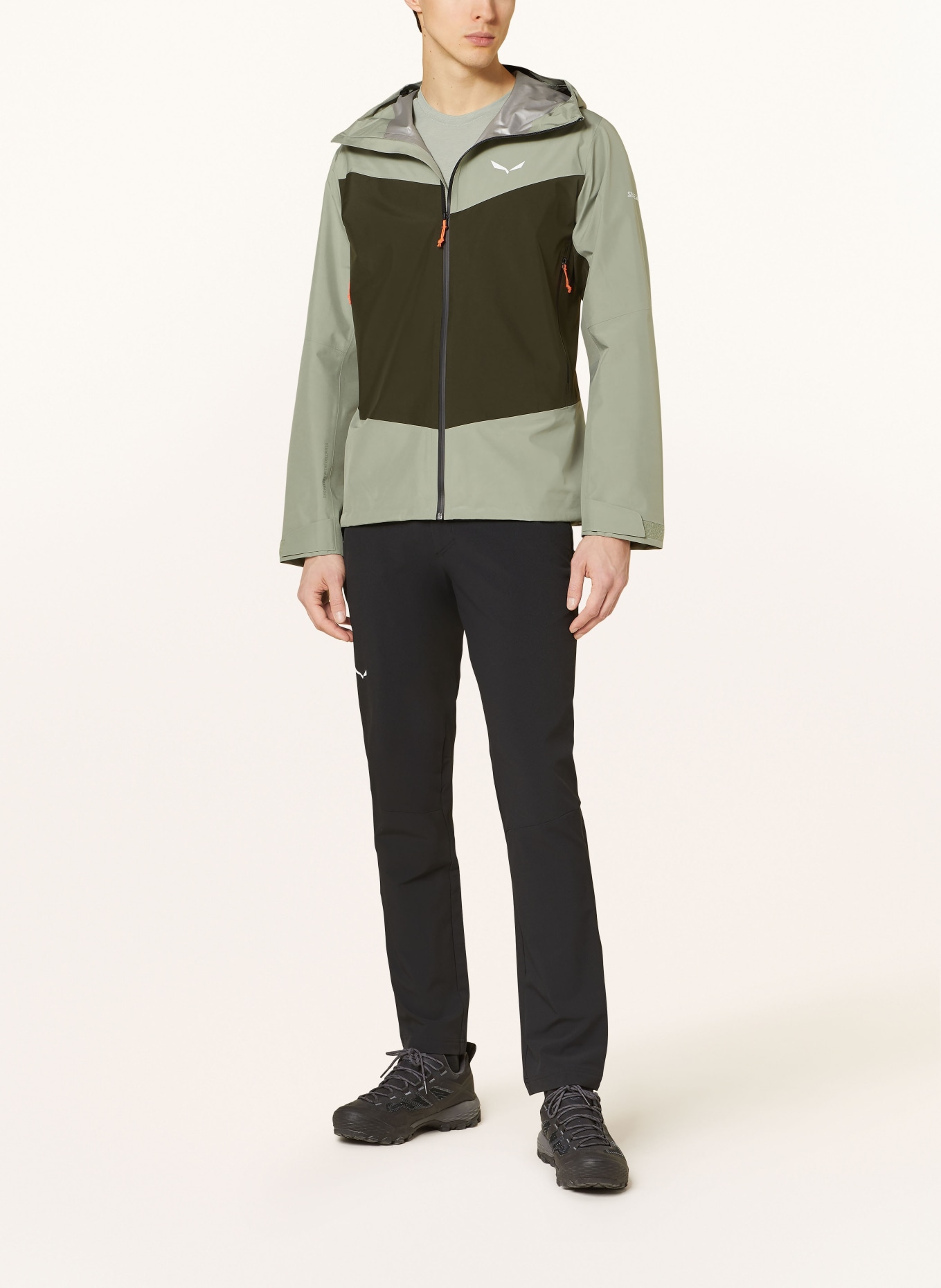 SALEWA Outdoor jacket PUEZ GORE-TEX PACLITE®, Color: 5282 dark olive (Image 2)