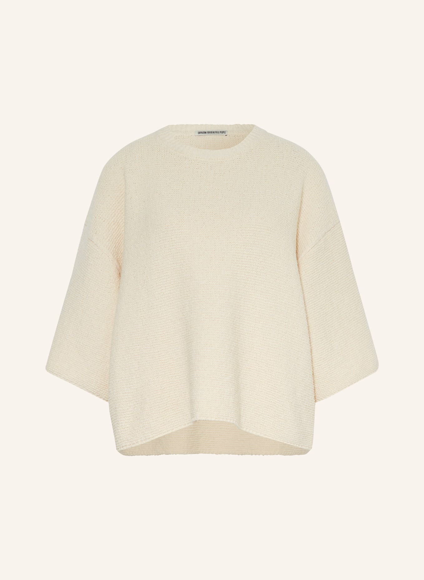 DRYKORN Sweater NILAY with 3/4 sleeves, Color: CREAM (Image 1)