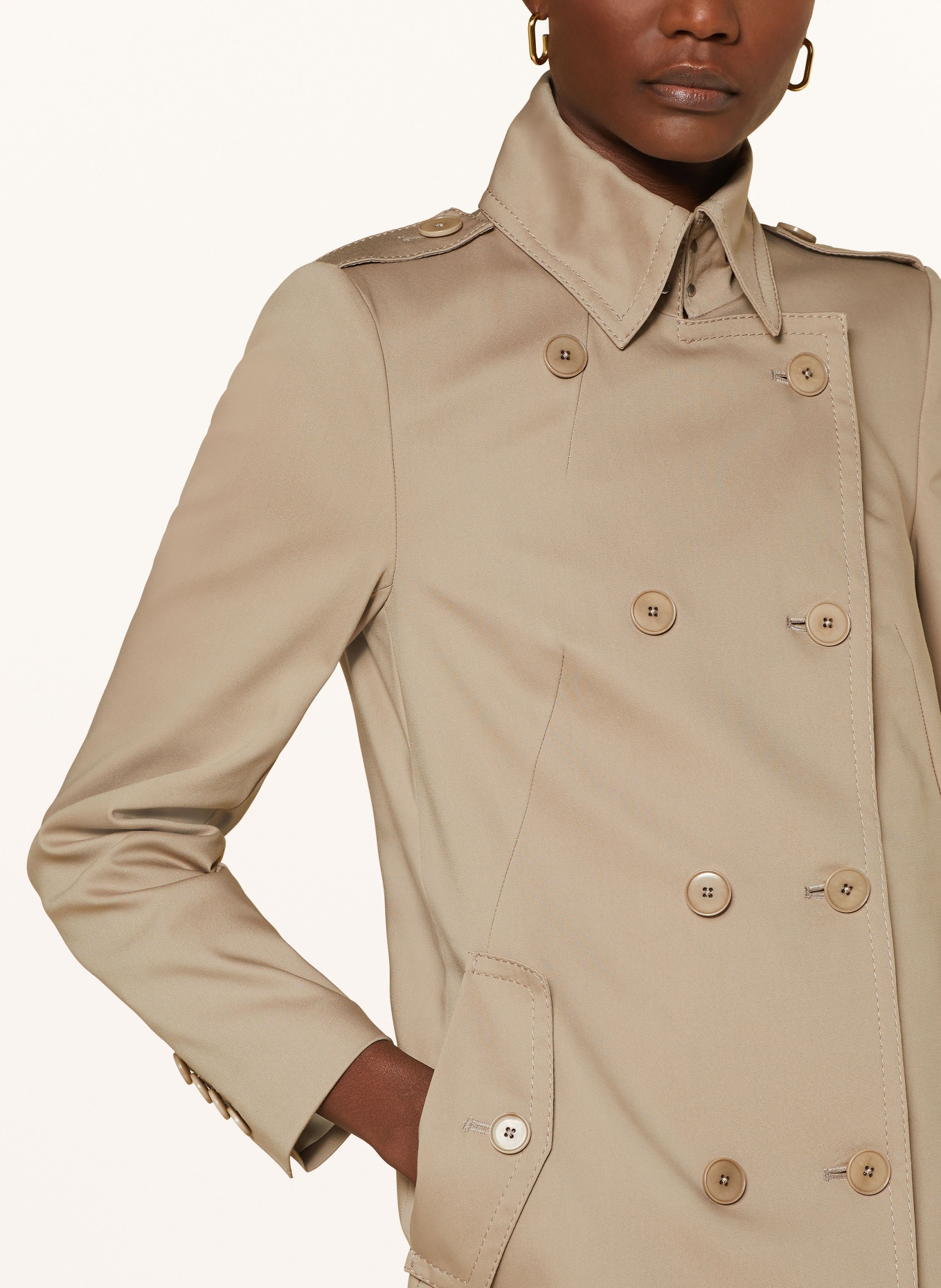 DRYKORN Trench coat HARLESTON, Color: BROWN (Image 4)
