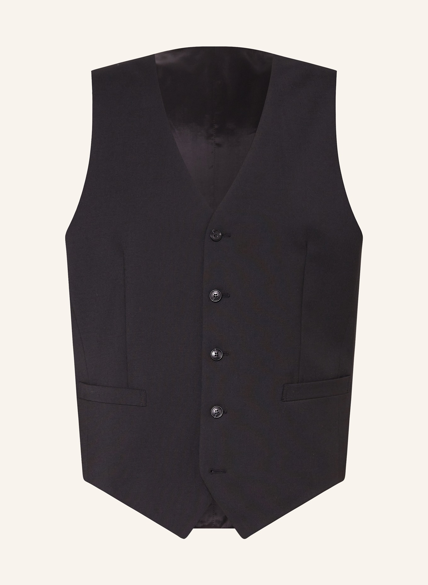 TIGER OF SWEDEN Suit waistcoat WAYDE extra slim fit, Color: BLACK (Image 1)