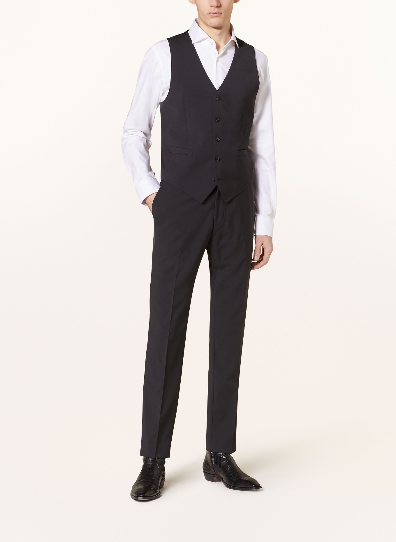 TIGER OF SWEDEN Suit waistcoat WAYDE extra slim fit, Color: BLACK (Image 2)