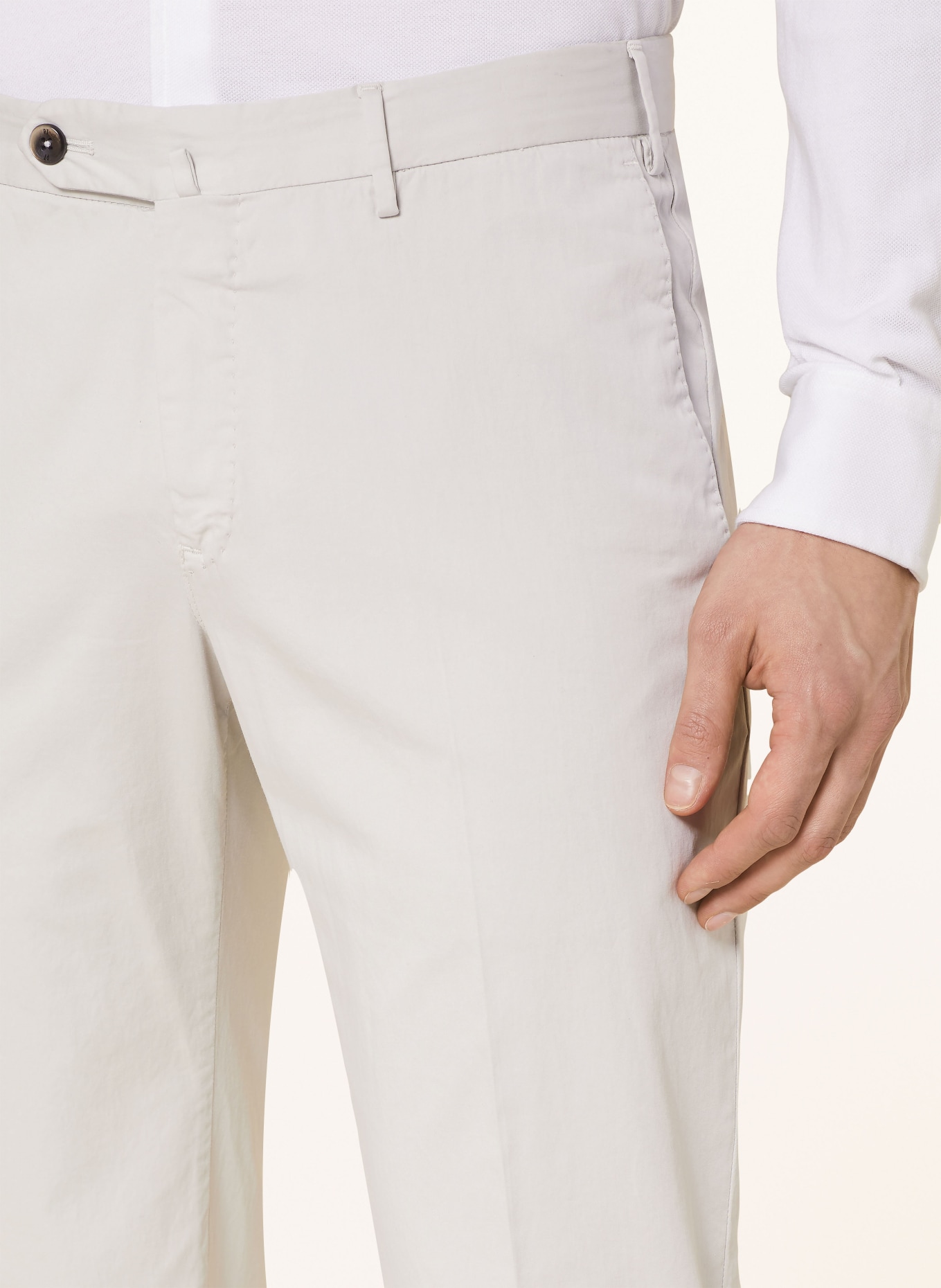 PT TORINO Chino kalhoty Slim Fit, Barva: SVĚTLE ŠEDÁ (Obrázek 5)