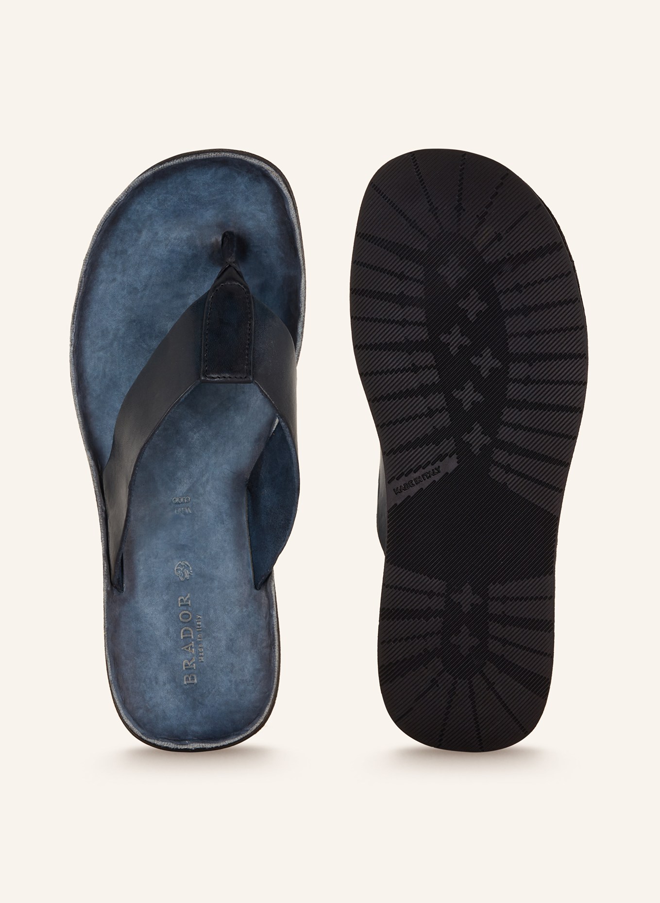 BRADOR Flip flops TCAPO, Color: DARK BLUE (Image 5)