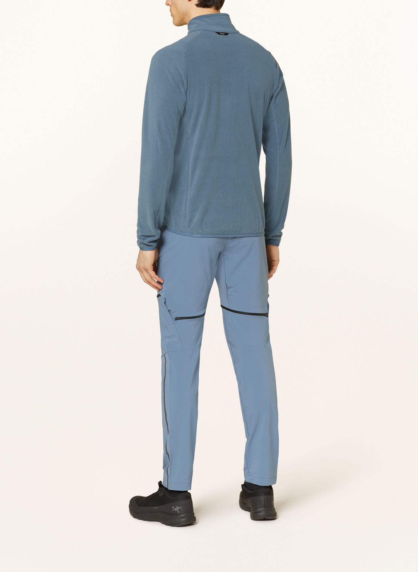 SALEWA Fleece jacket PAGANELLA POLARITE, Color: BLUE GRAY (Image 3)