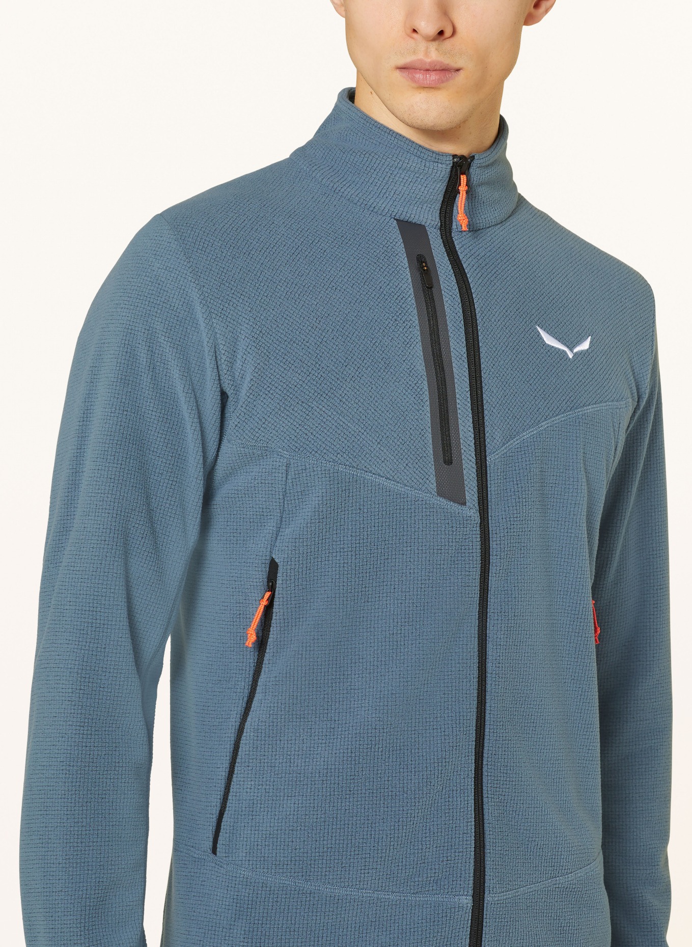 SALEWA Fleece jacket PAGANELLA POLARITE, Color: BLUE GRAY (Image 4)