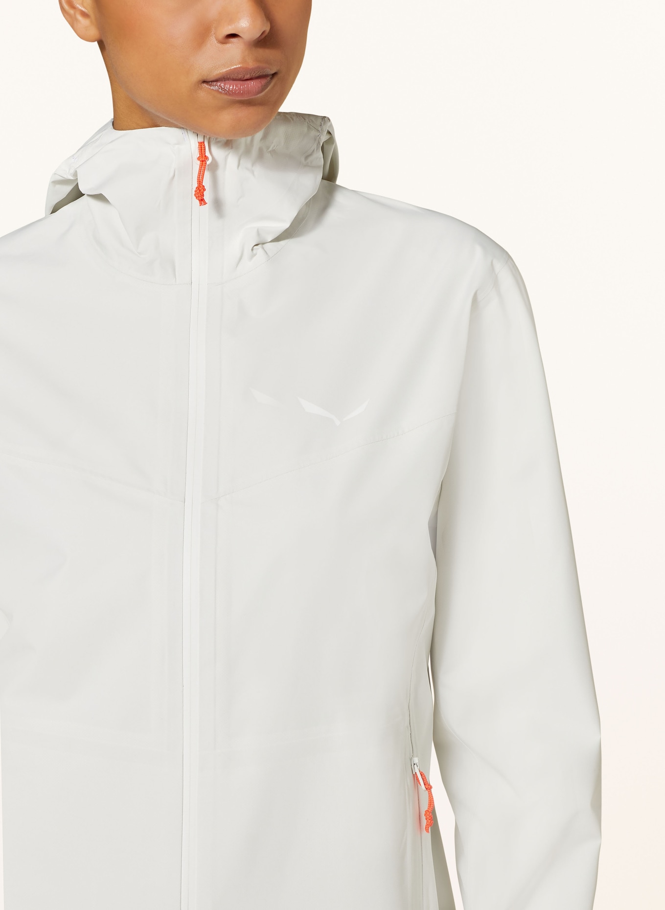 SALEWA Outdoor jacket PUEZ 2.5L PTX, Color: LIGHT GRAY (Image 5)