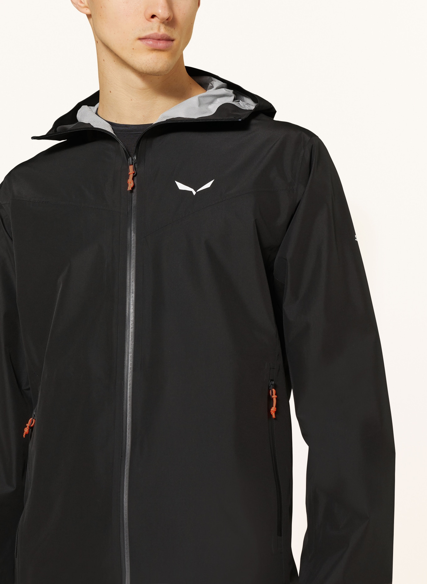 SALEWA Rain jacket PUEZ AQUA POWERTEX, Color: BLACK (Image 5)