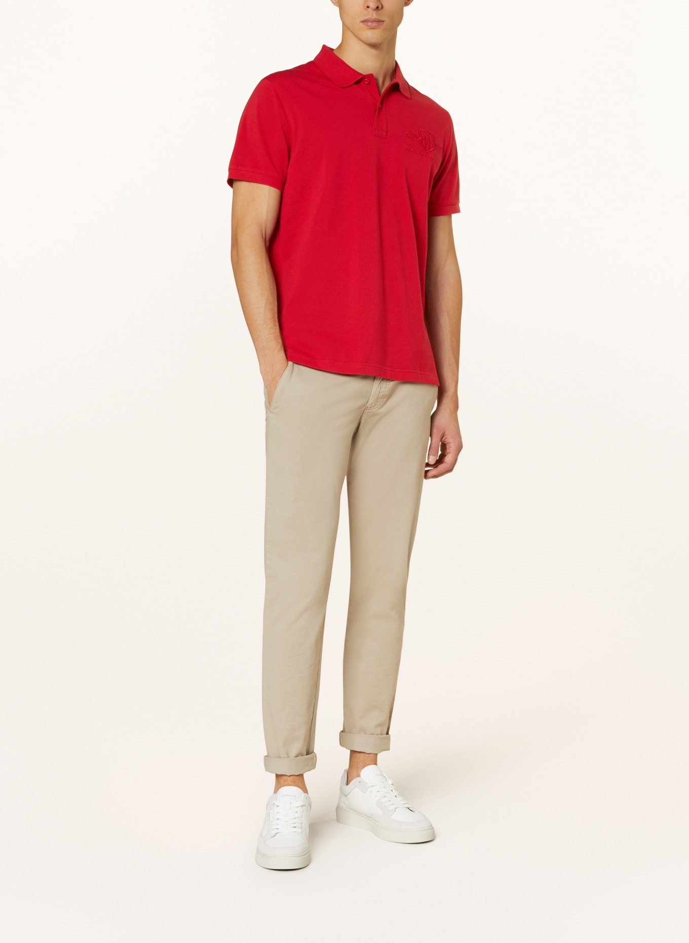 GANT Piqué-Poloshirt, Farbe: ROT (Bild 2)