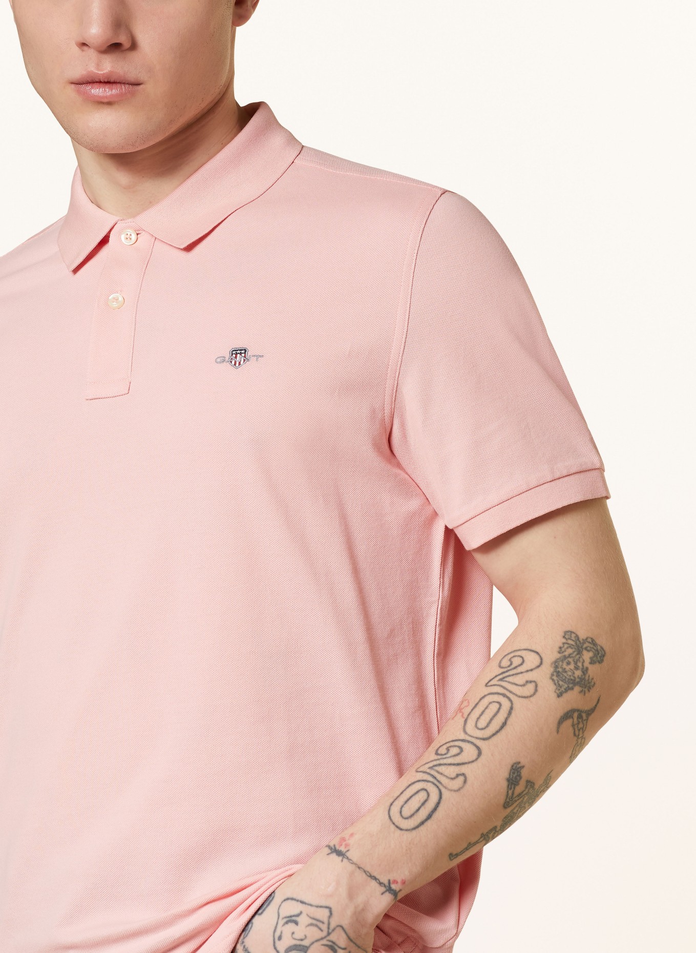 GANT Piqué polo shirt regular fit: PINK