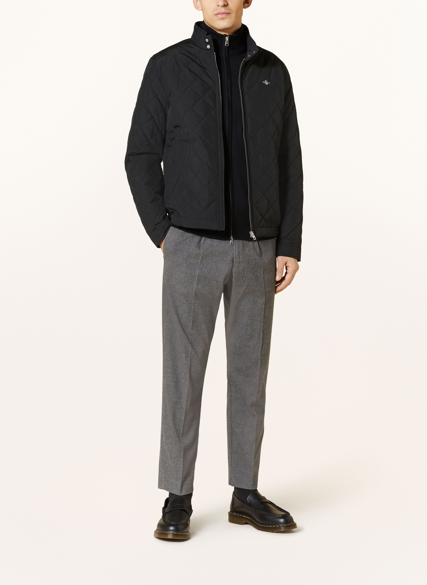 GANT Quilted jacket, Color: BLACK (Image 2)